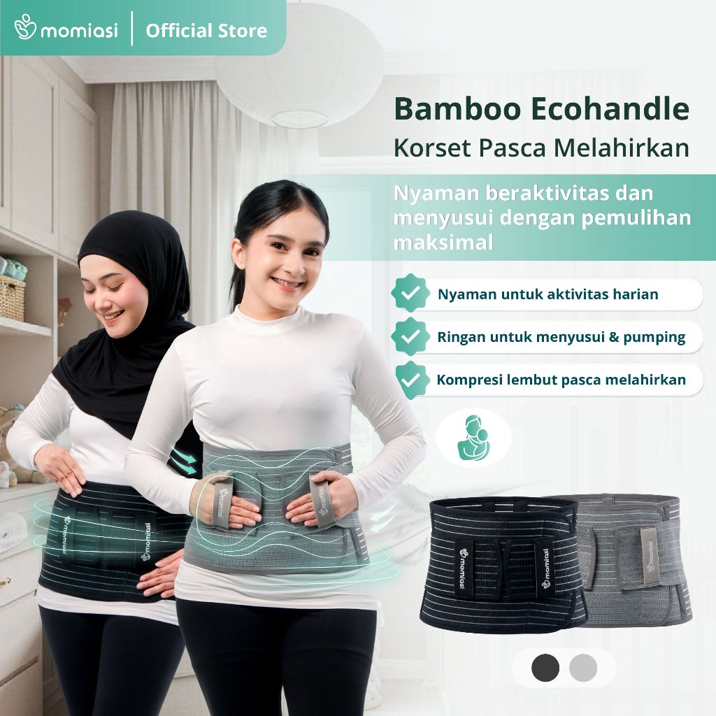 Momiasi - Korset Postpartum Bamboo - Korset Bamboo Pasca Melahirkan BIG SIZE (NEW)