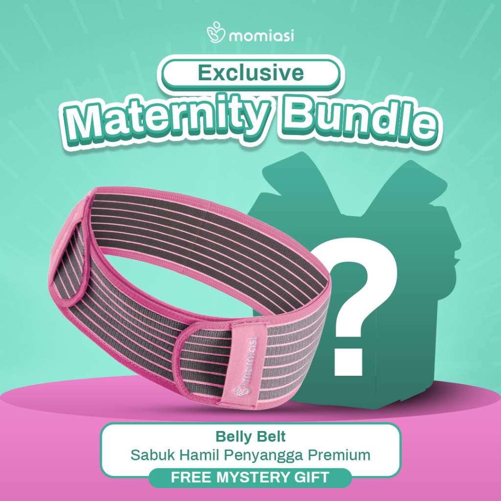 Momiasi - Exclusive Maternity Bundle -  Belly Belt Sabuk Hamil Penyangga Premium Free Mystery Gift