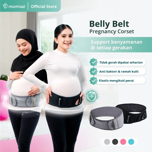 Momiasi – Belly Belt Bamboo Maternity Corset - Sabuk Penyangga Perut Ibu Hamil Premium