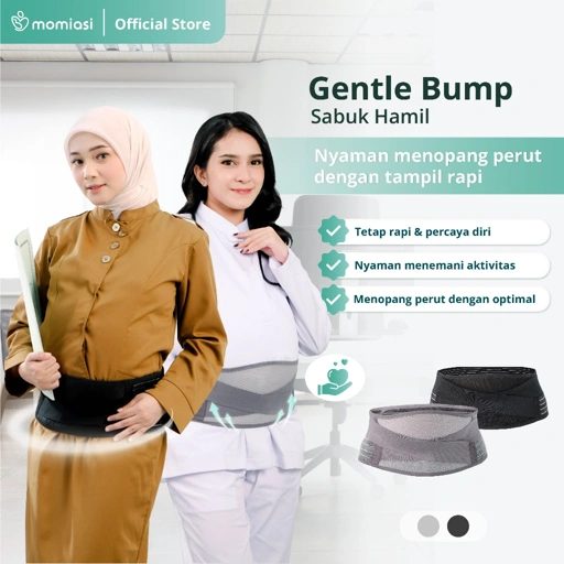 Momiasi - Gentle Bump Maternity Corset  Premium - Belly Support Seamless & Breathable - Sabuk Penyangga Hamil-
