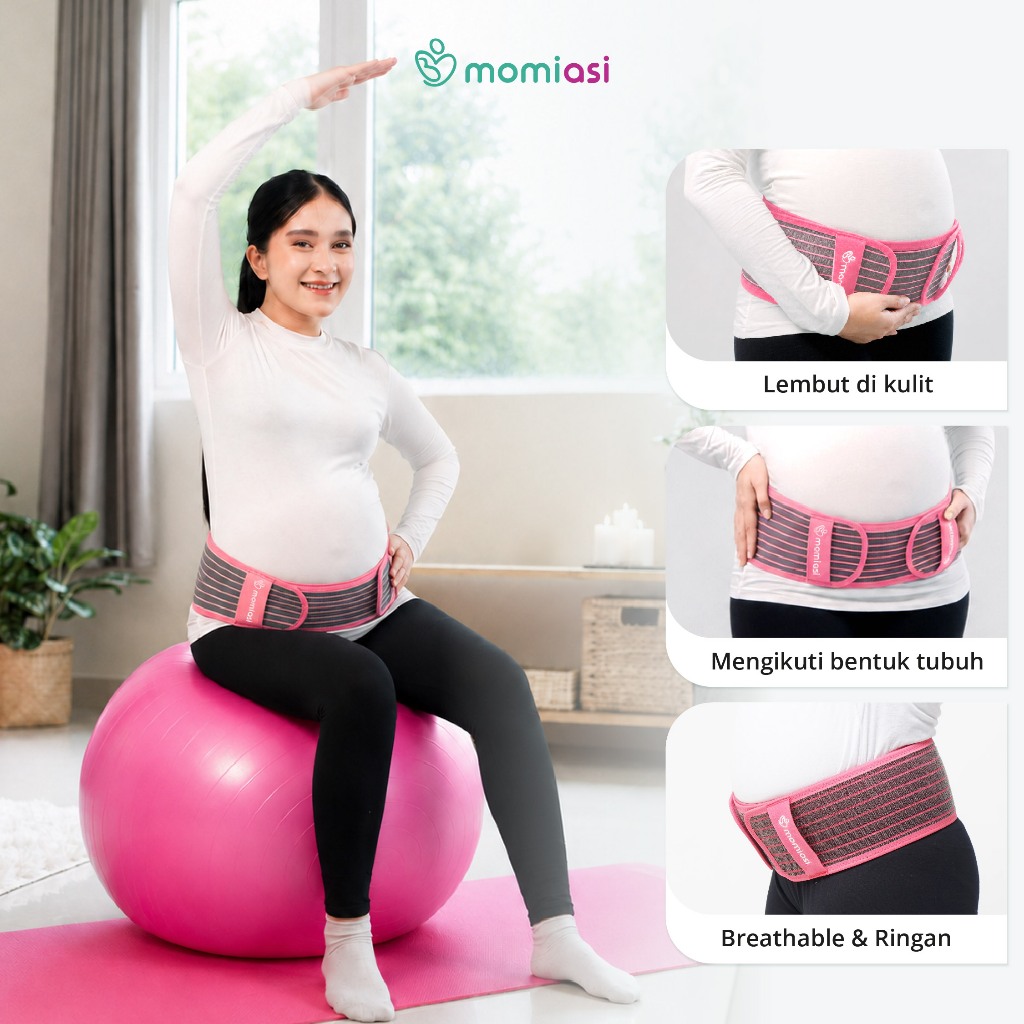 Momiasi – Belly Belt Bamboo Maternity Corset - Sabuk Penyangga Perut Ibu Hamil Premium