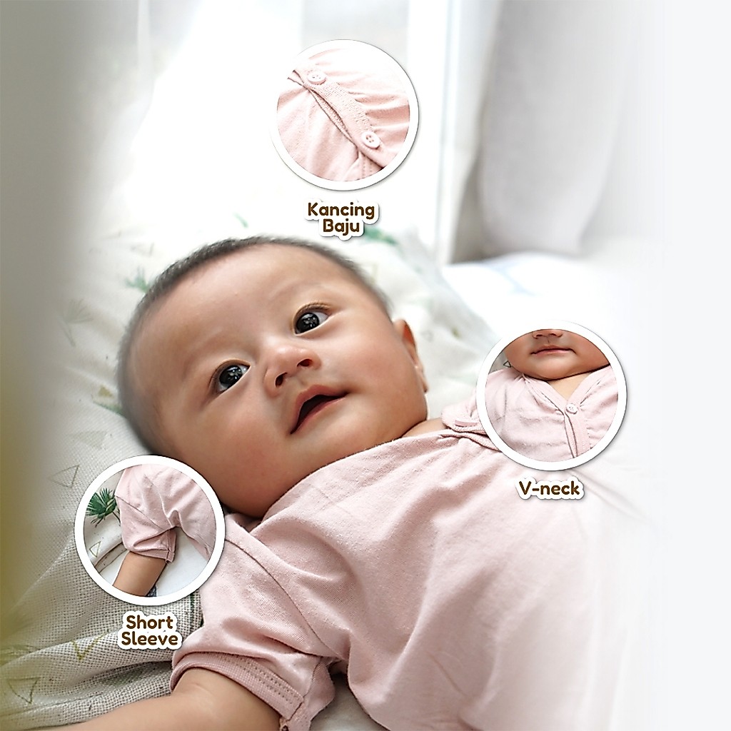 Little Mommies - Jody One Set Sleepwear Newborn - Baju Tidur Bayi Comfortable 0-12 Month