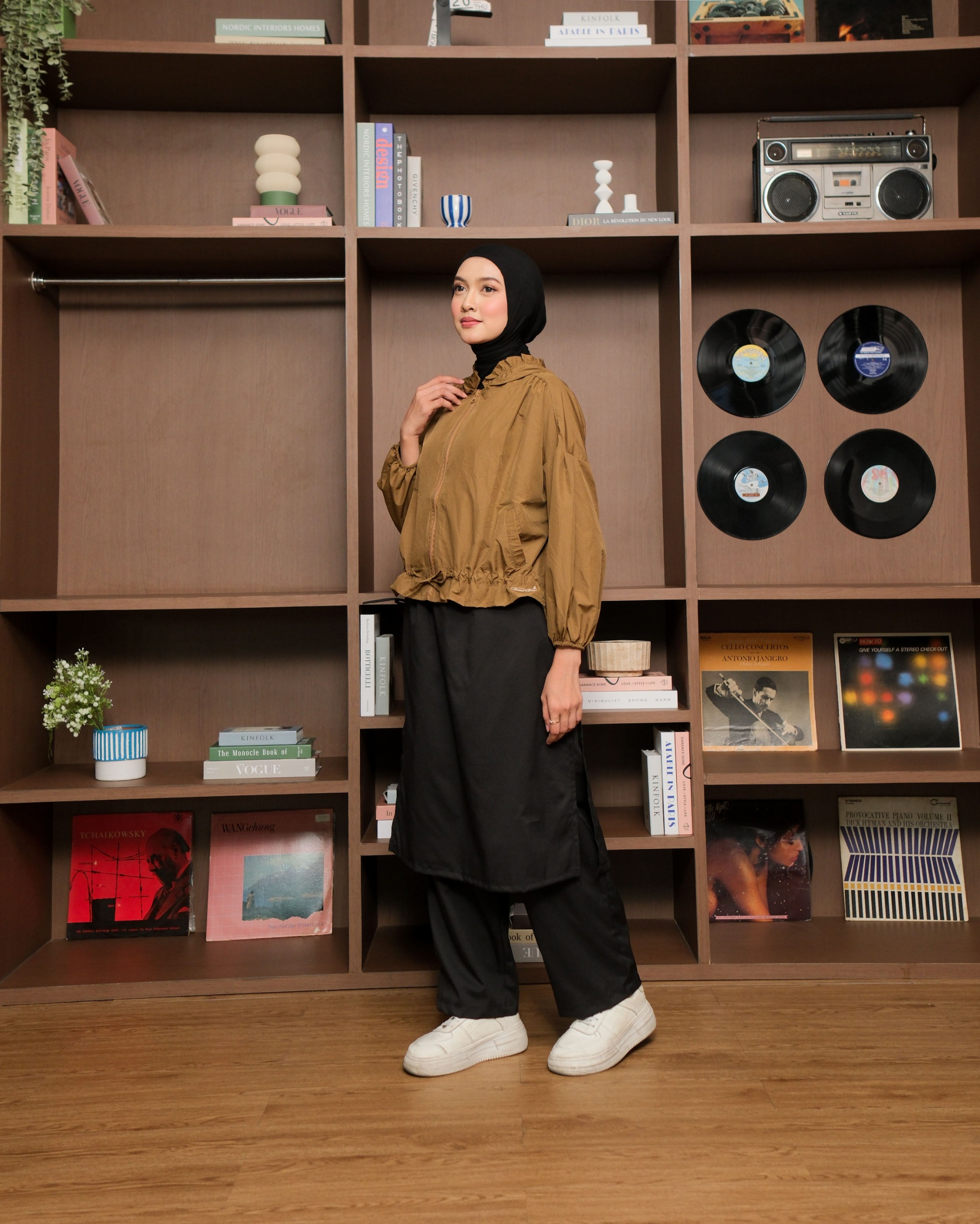 eleanorre Safiya Jacket Olahraga Wanita II Jaket Parasut Wanita Premium