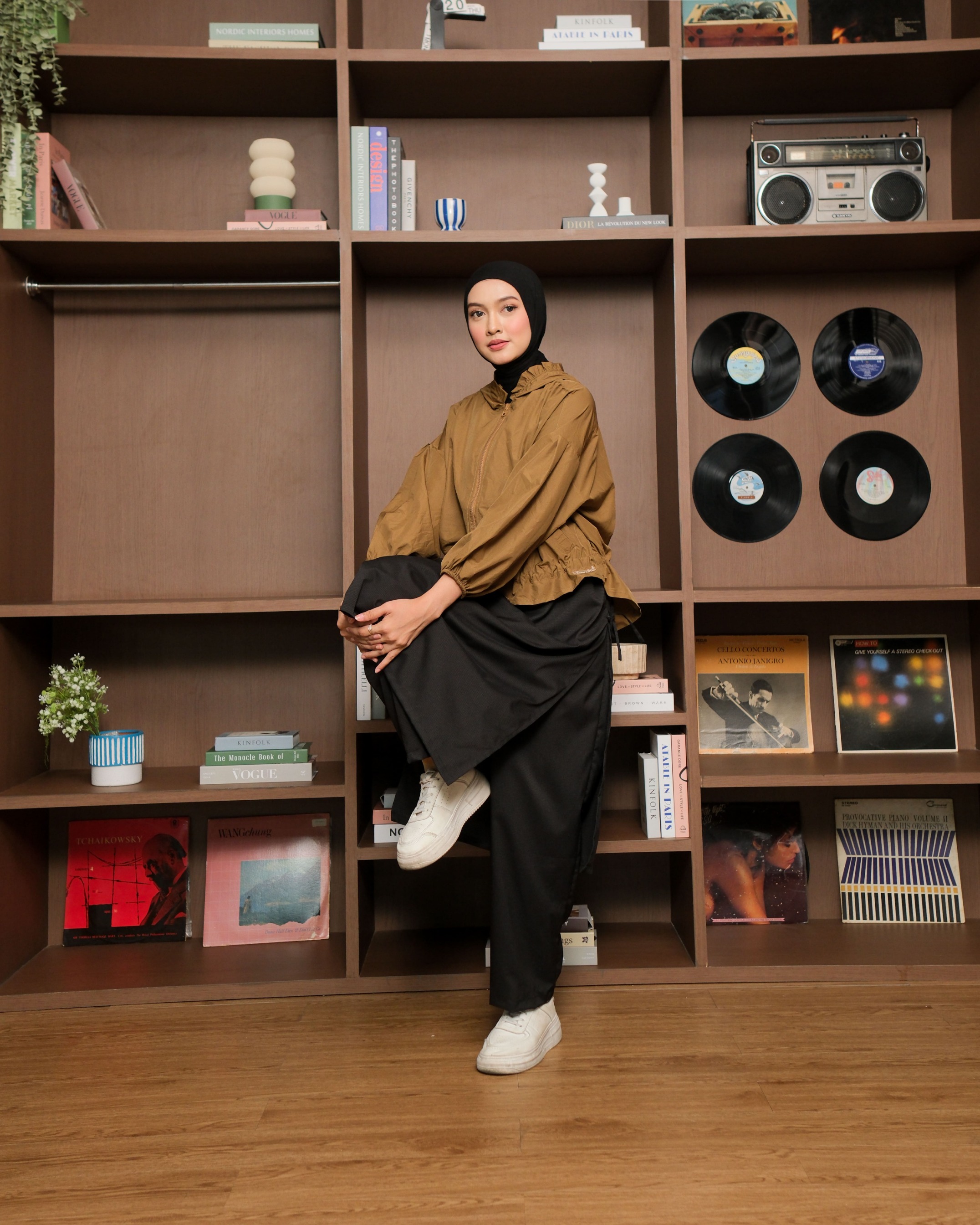 eleanorre Safiya Jacket Olahraga Wanita II Jaket Parasut Wanita Premium