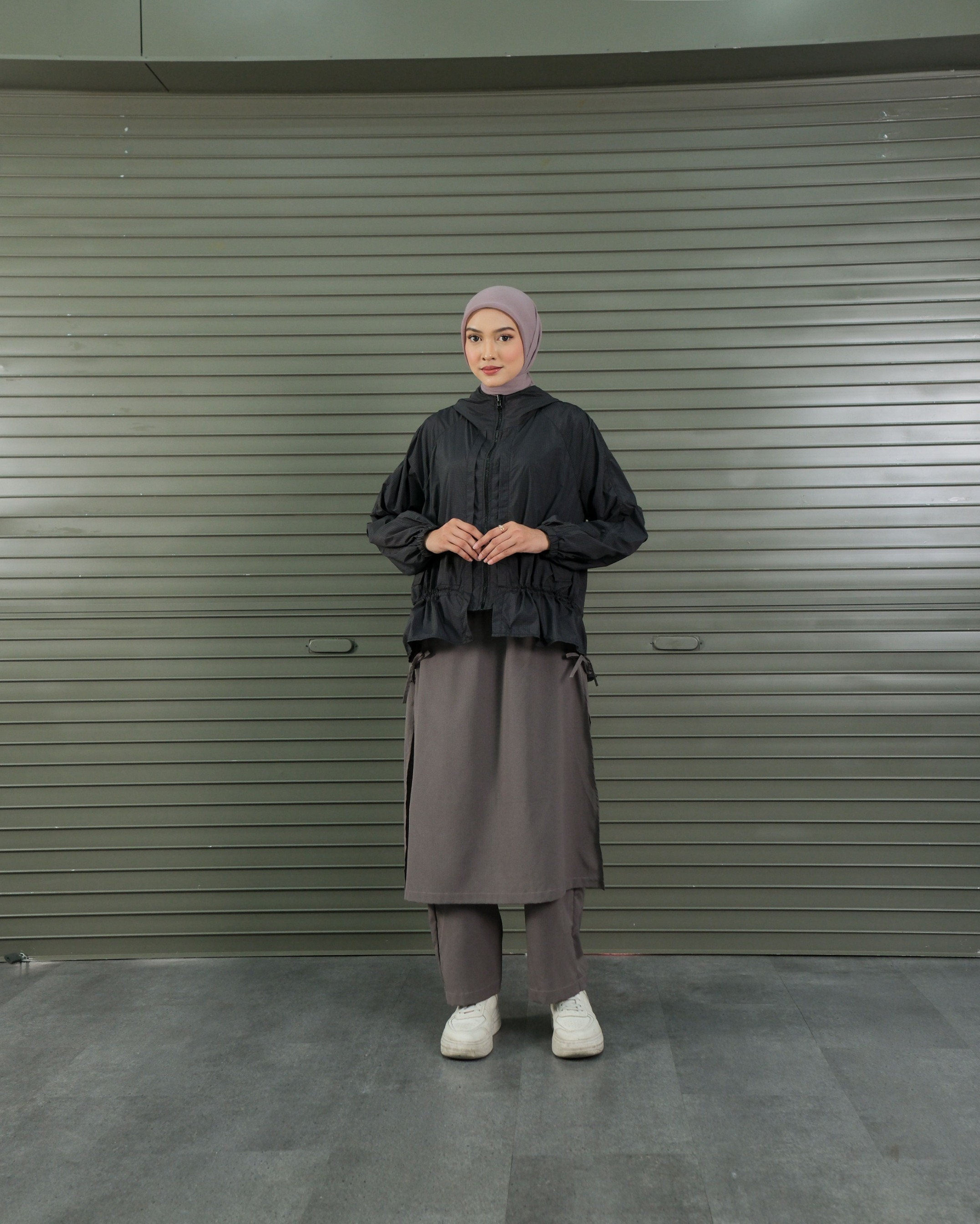 eleanorre Senara Brown Jaket Olahraga Wanita