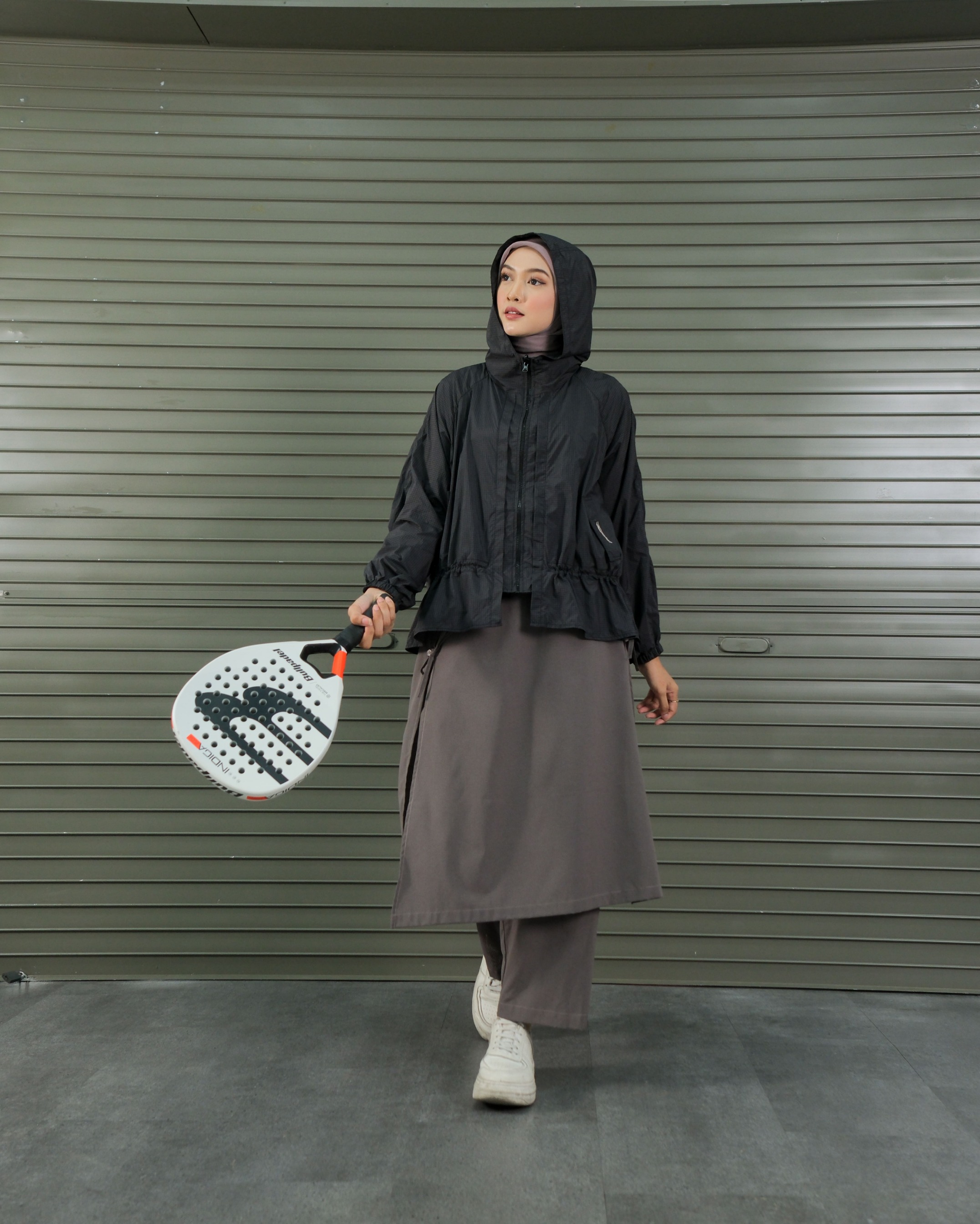 eleanorre Senara Brown Jaket Olahraga Wanita