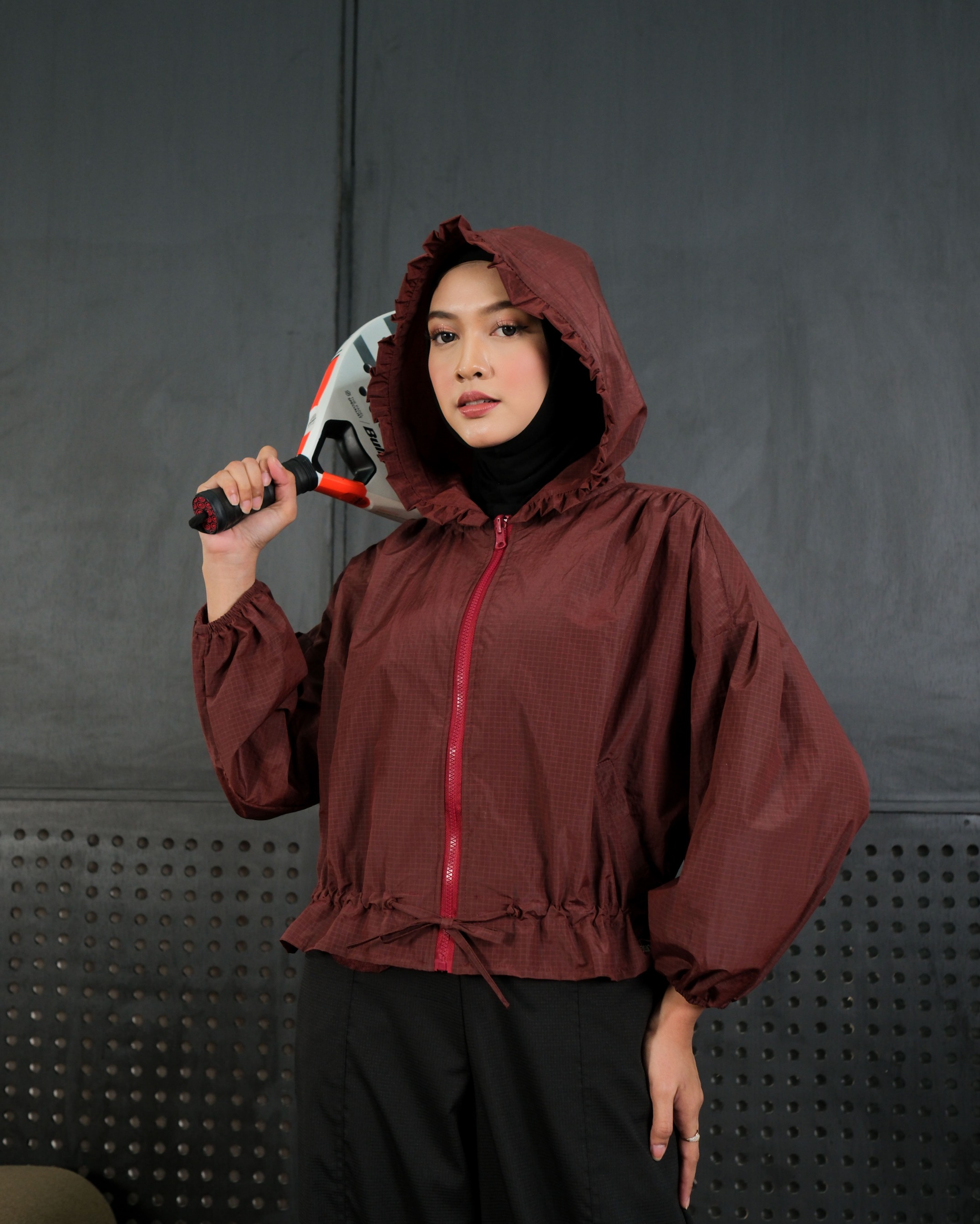 eleanorre Safiya Jacket Olahraga Wanita II Jaket Parasut Wanita Premium