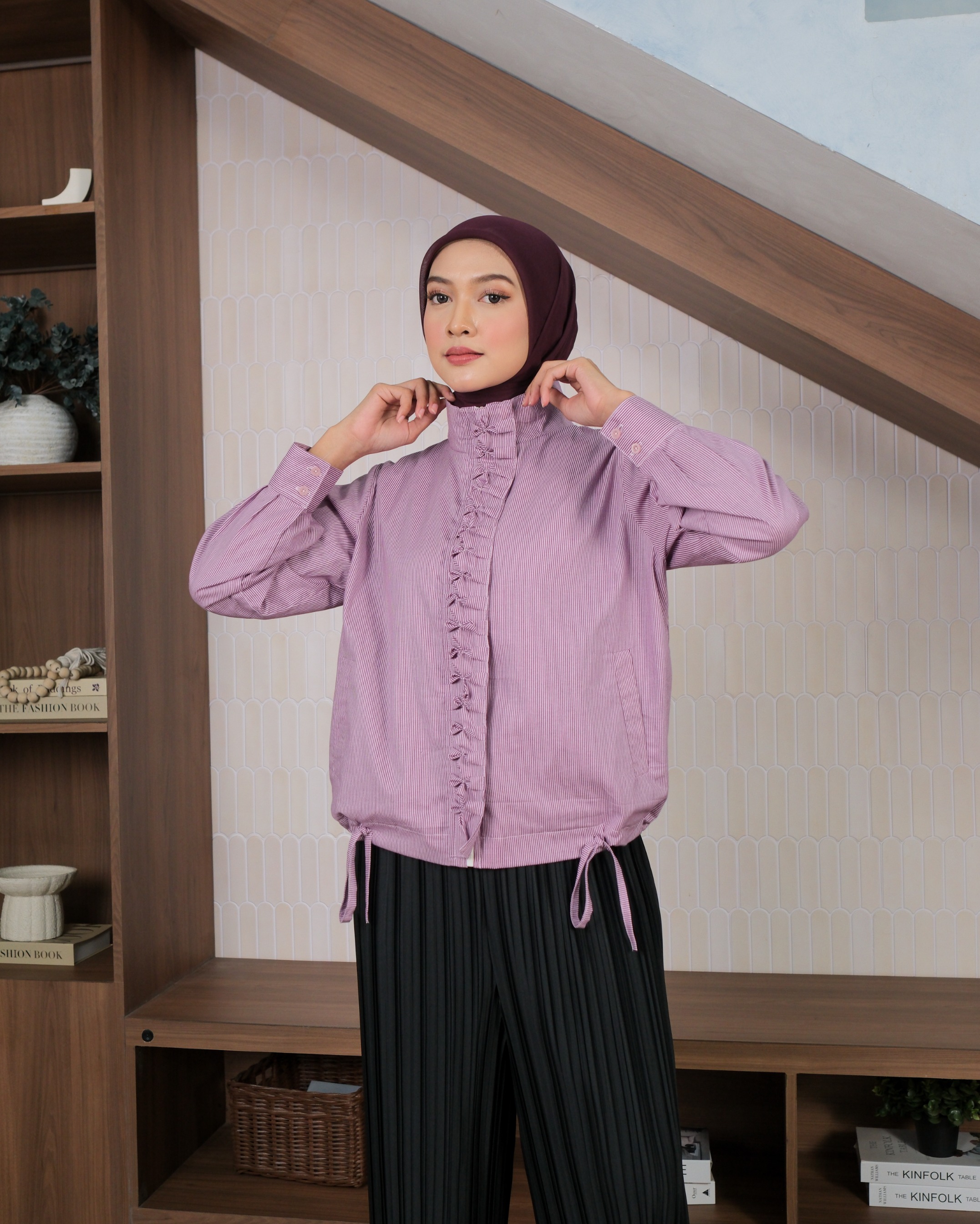eleanorre Aulia Jaket Wanita II Jaket Wanita Katun Premium