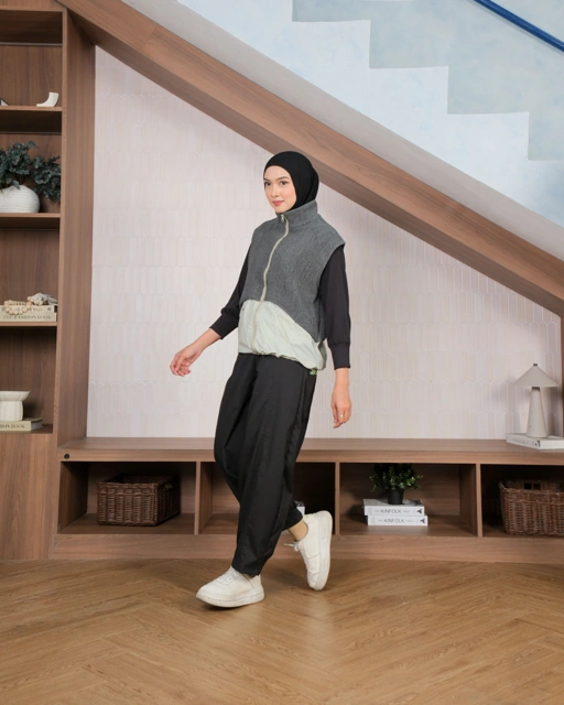 eleanorre Arabelle Knit Vest II Outer Vest Knit Wanita