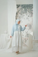 eleanorre Safa Azzahra Dress Ash Blue