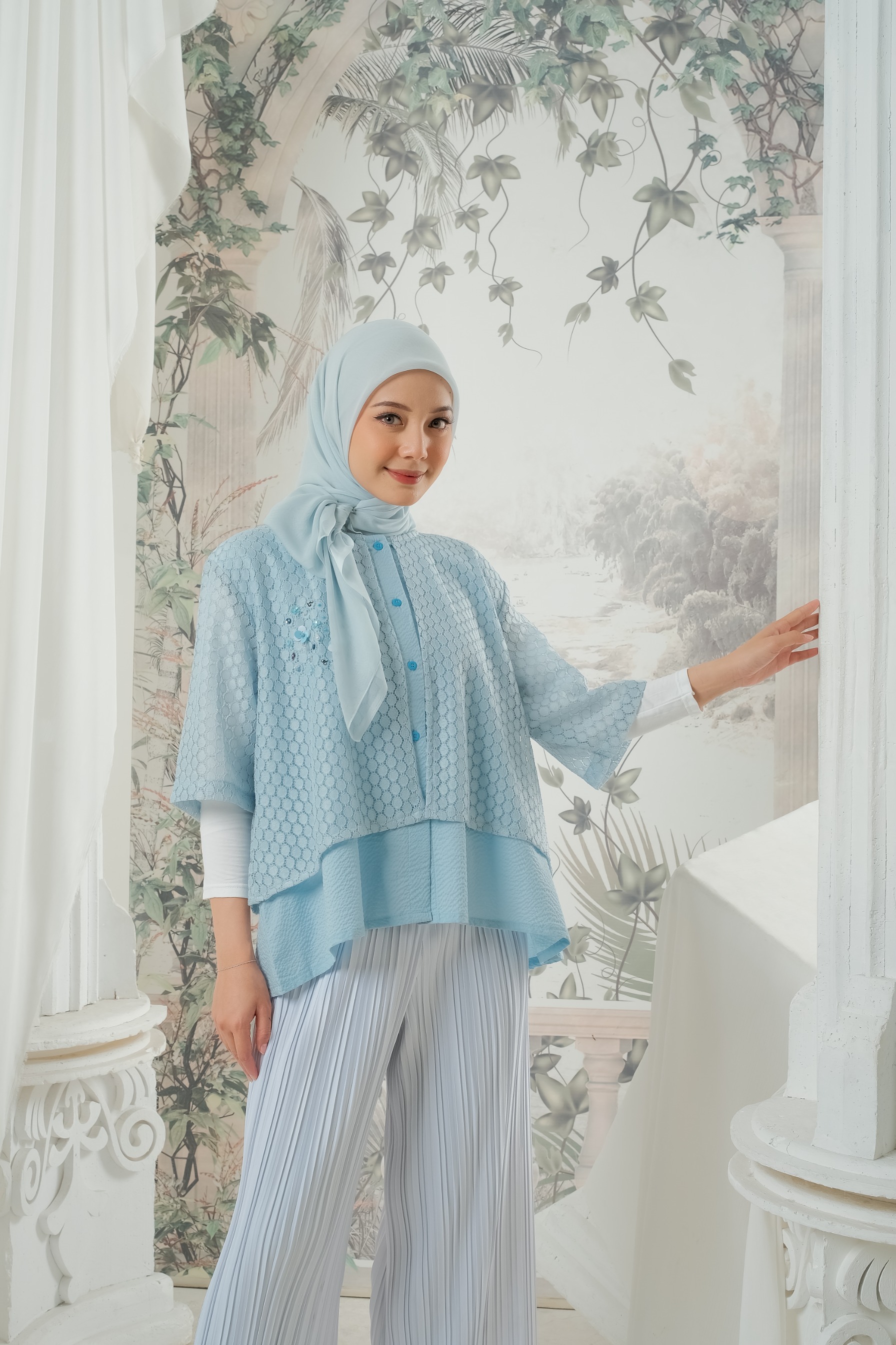 eleanorre Nayara Top Lace Atasan Wanita