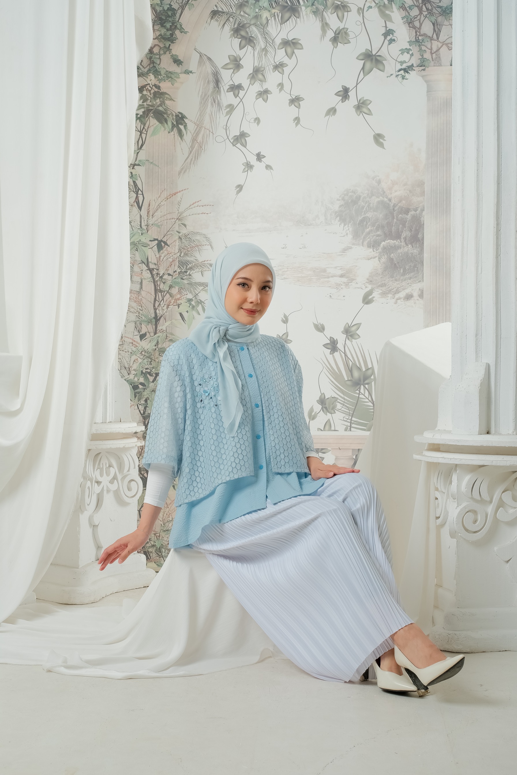eleanorre Nayara Top Lace Atasan Wanita