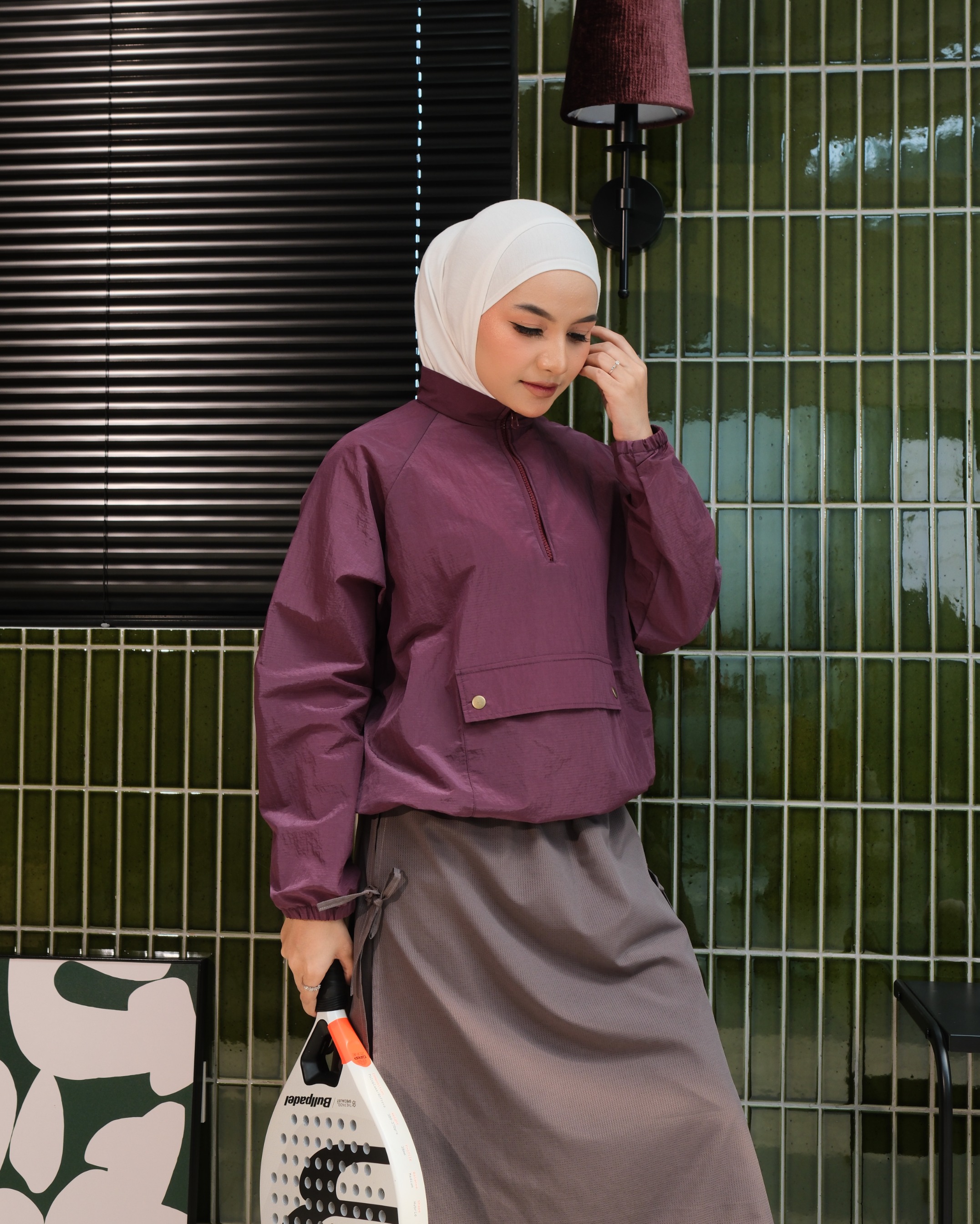 eleanorre Alvernia Jaket Olahraga Wanita
