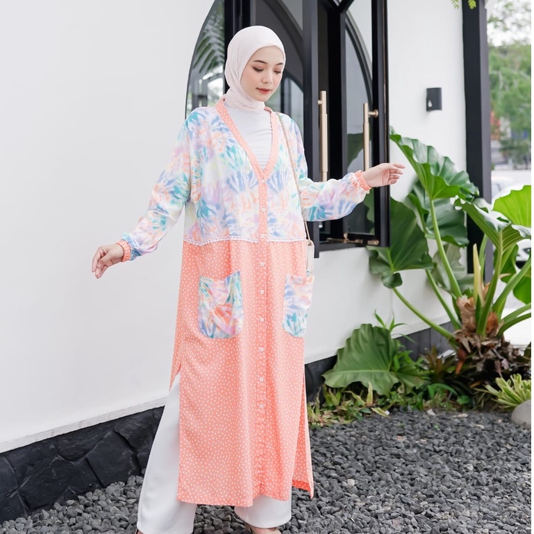 Eleanorre Gantari Kaftan Atasan Muslim Wanita
