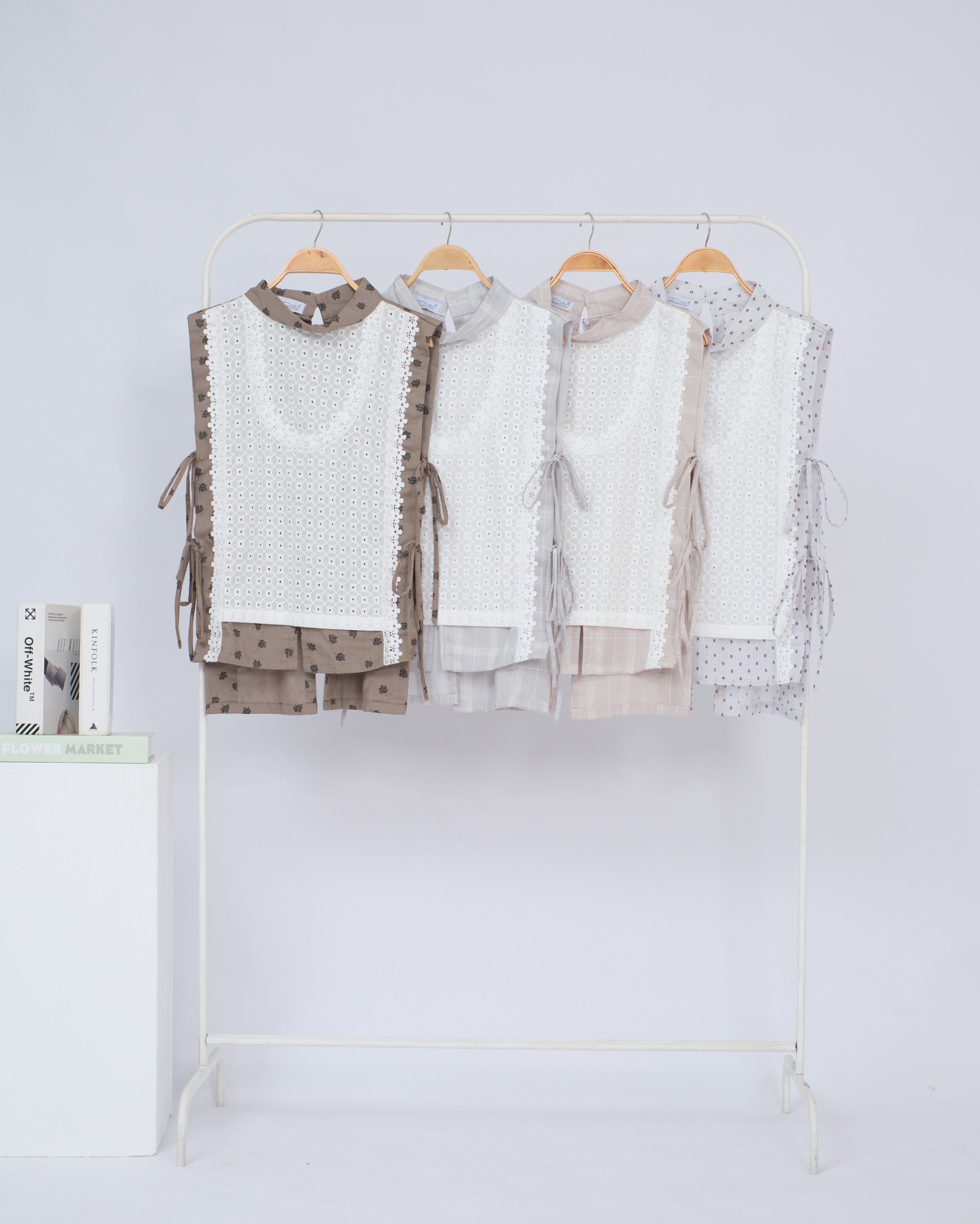 eleanorre Elena Embroidery Vest Atasan Wanita
