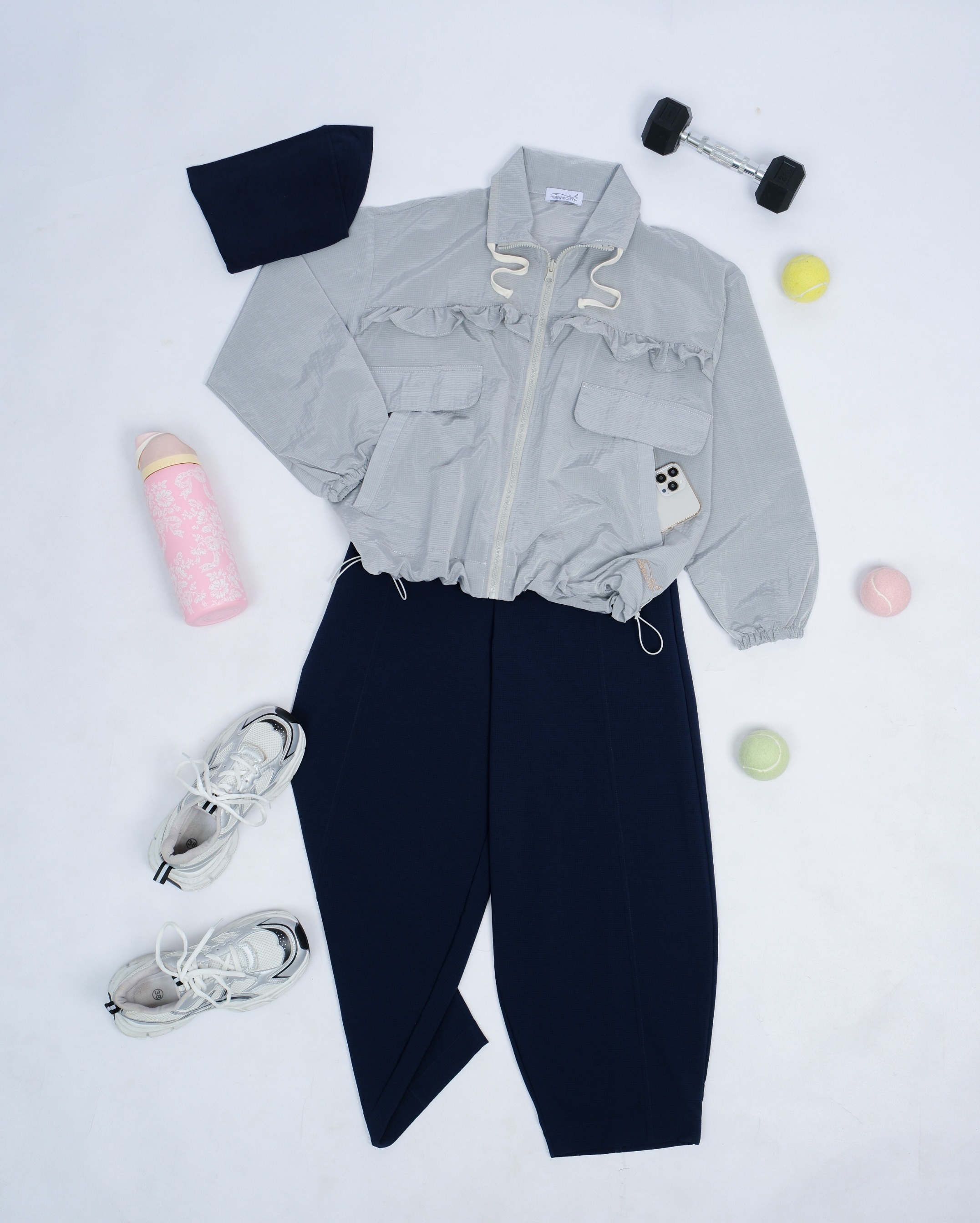 eleanorre Barrel Pants Bawahan Wanita