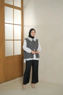 eleanorre Arumi Vest Embroidery Atasan Wanita