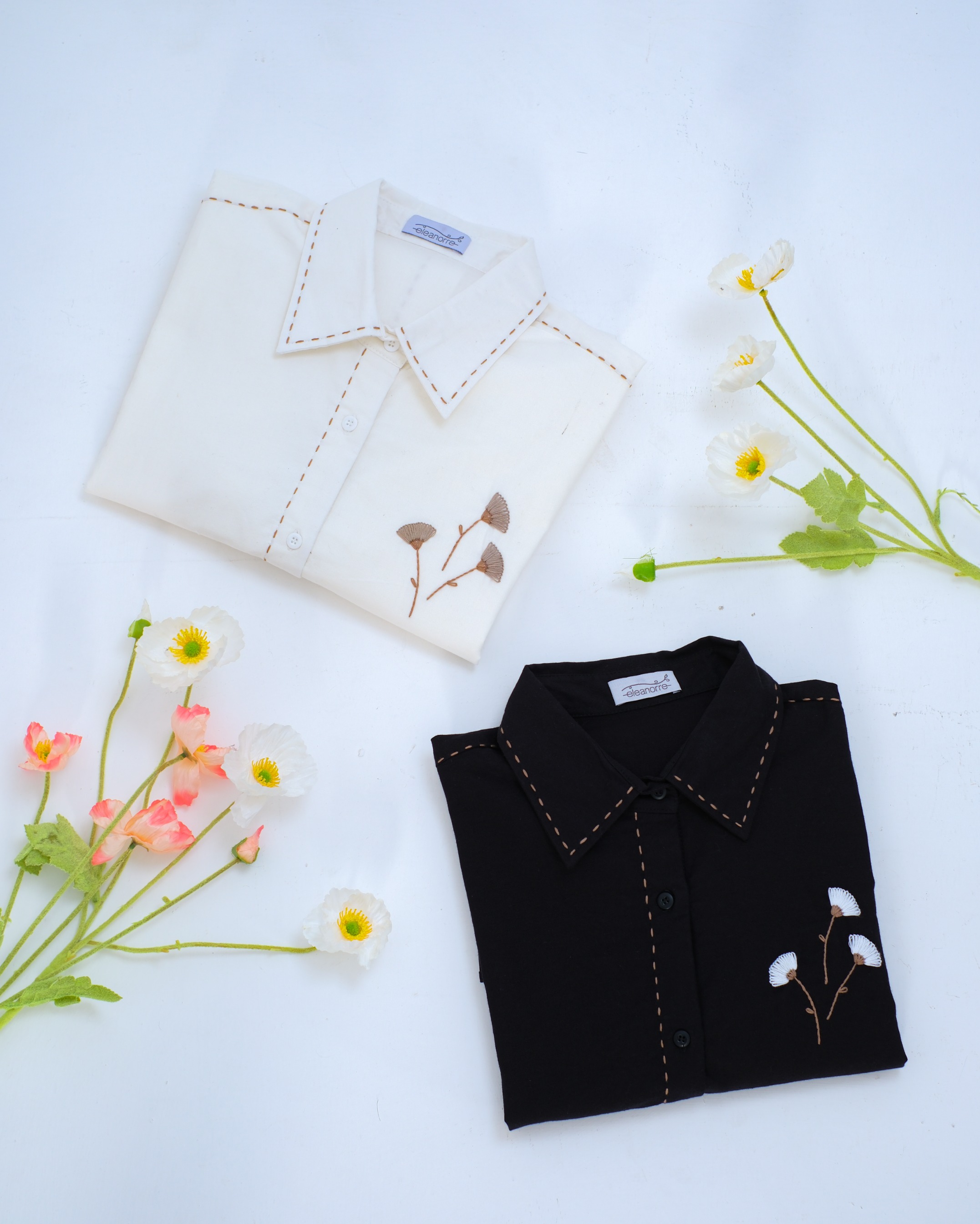 eleanorre Syafana Top Embroidery Atasan Wanita