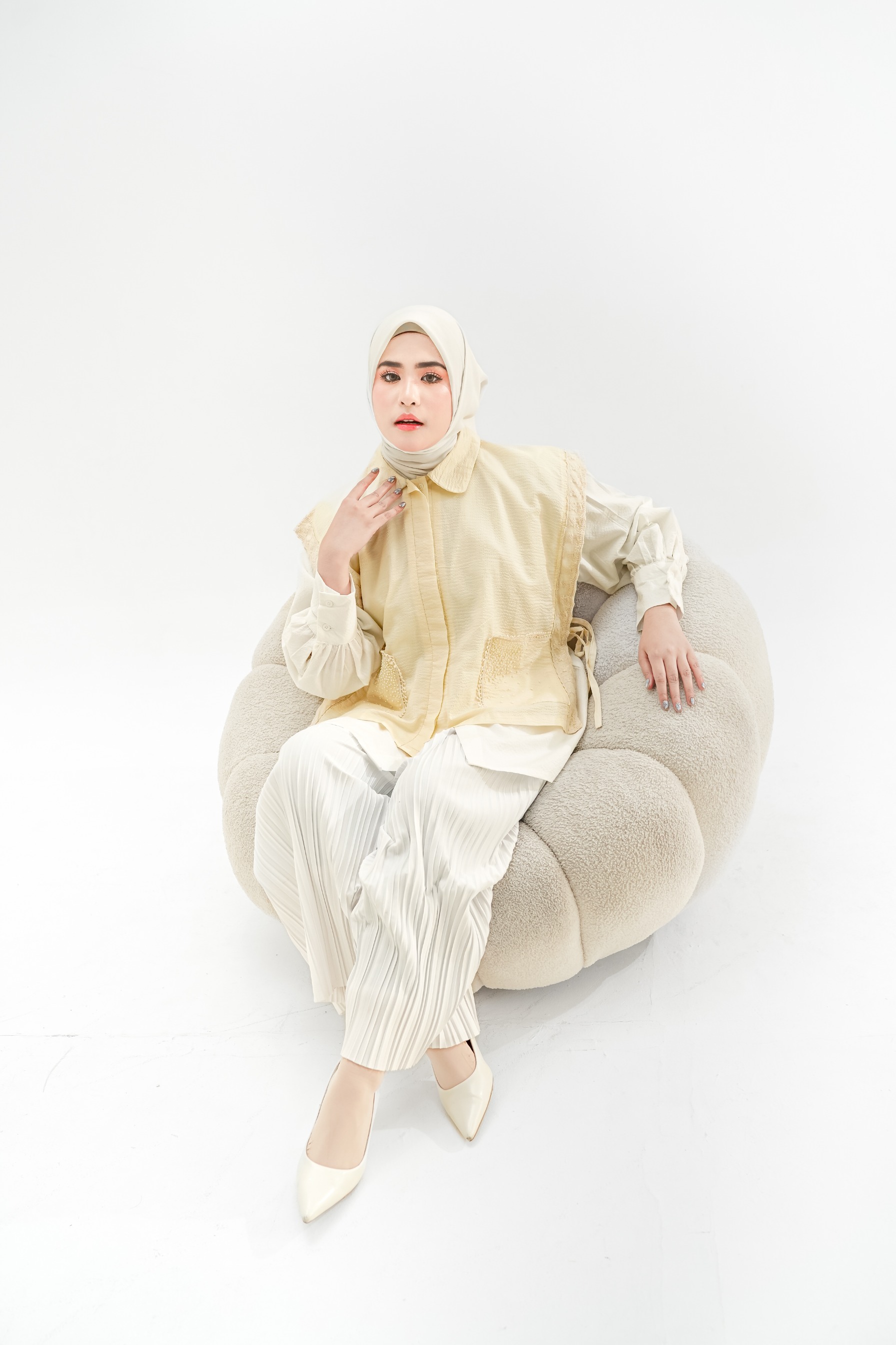 eleanorre Caroline Lace Vest Atasan Wanita