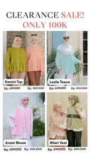 eleanorre Clearance Sale Produk II Baju Wanita Premium Harga Mulai dari 50K