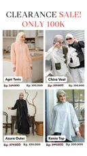 eleanorre Clearance Sale Produk II Baju Wanita Premium Harga Mulai dari 50K