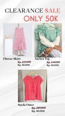 eleanorre Clearance Sale Produk II Baju Wanita Premium Harga Mulai dari 50K