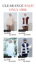 eleanorre Clearance Sale Produk II Baju Wanita Premium Harga Mulai dari 50K