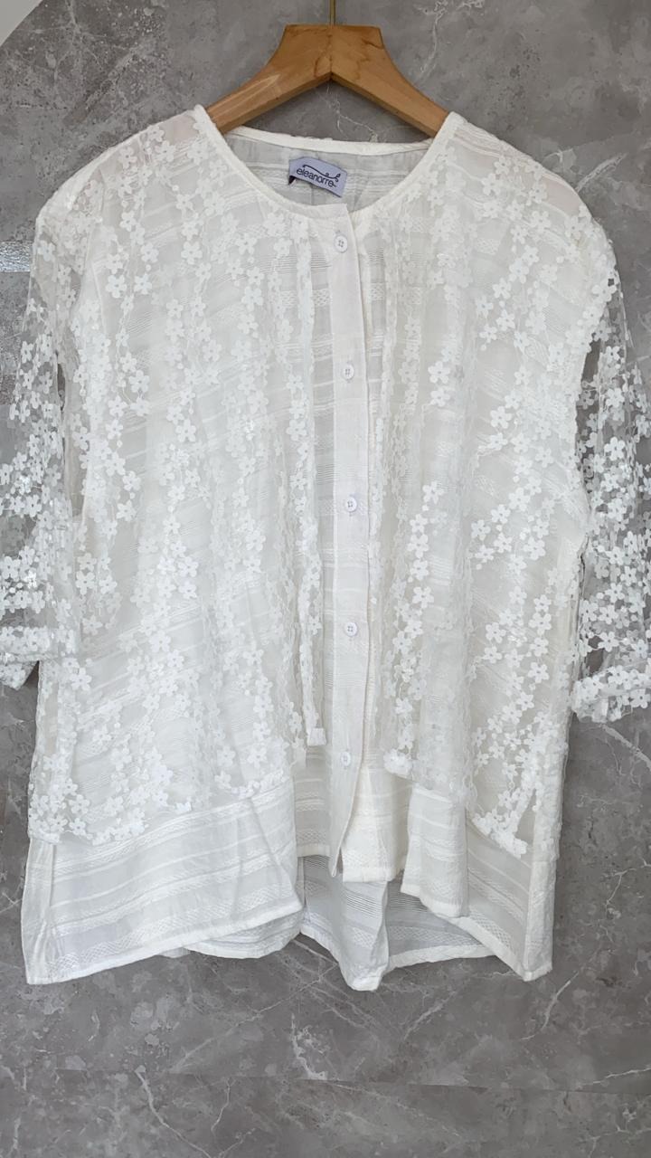 eleanorre Nayara Top Lace Atasan Wanita