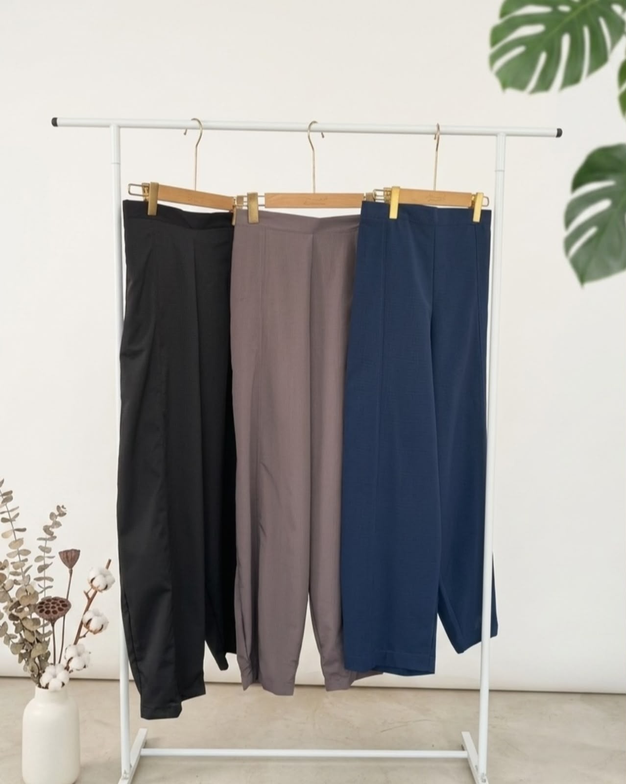 eleanorre Barrel Pants Bawahan Wanita