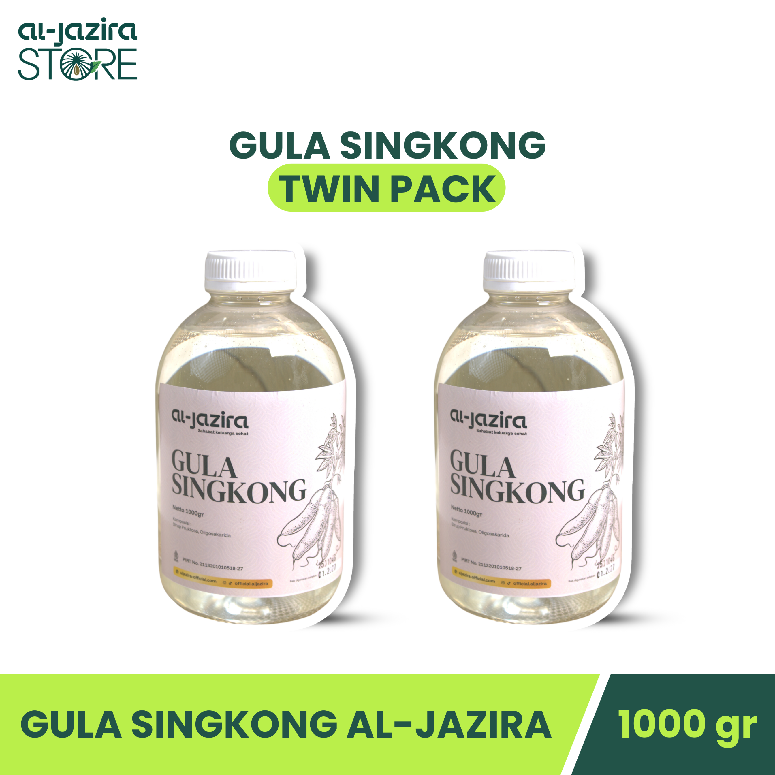 Al-Jazira Gula Cair Singkong 1Kg