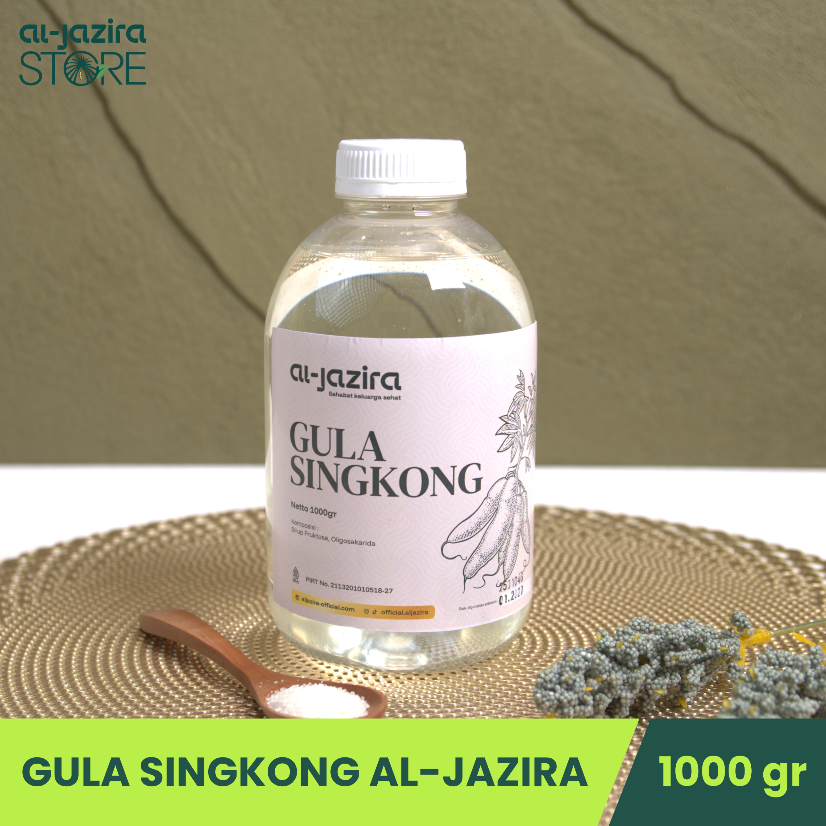 Al-Jazira Gula Cair Singkong 1Kg