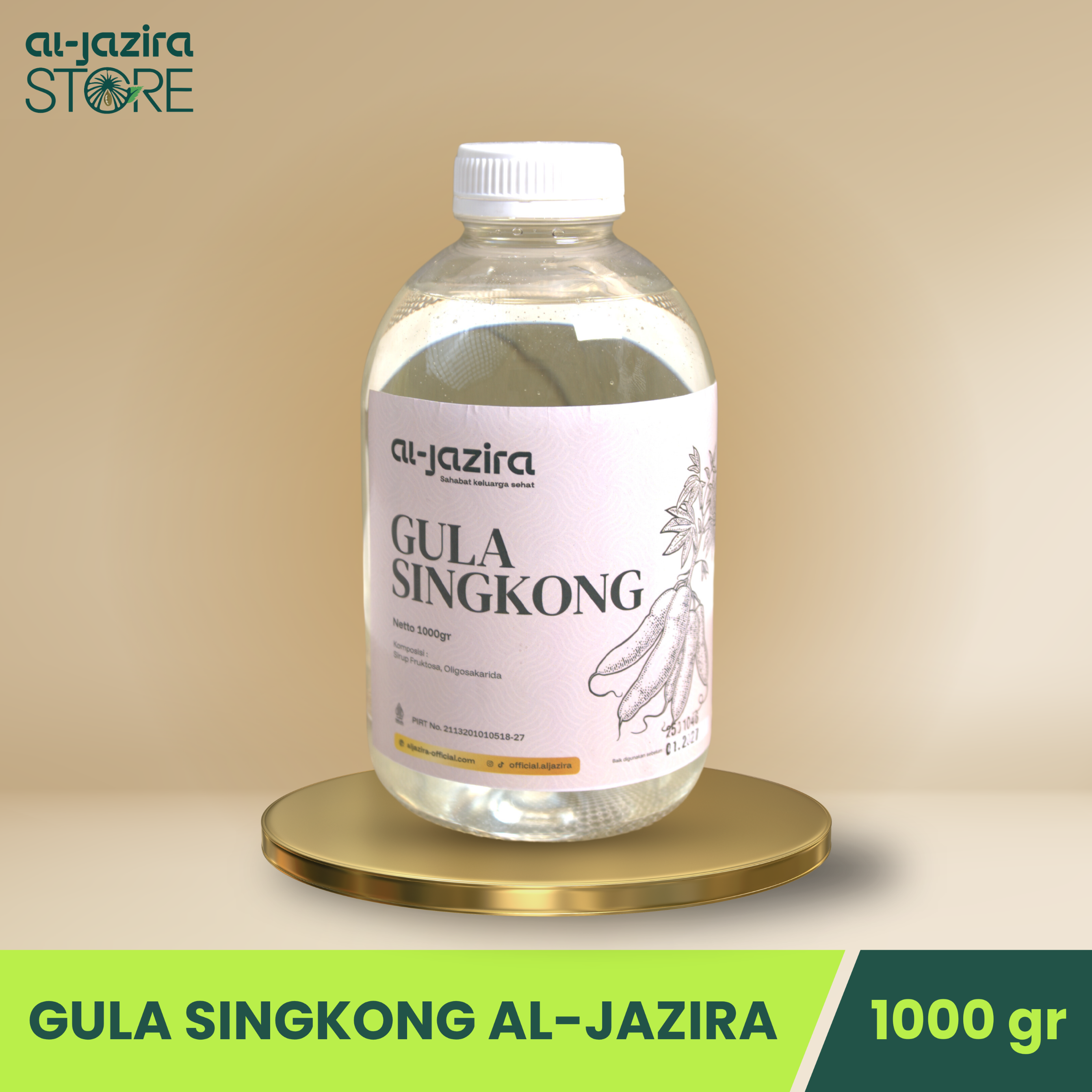 Al-Jazira Gula Cair Singkong 1Kg