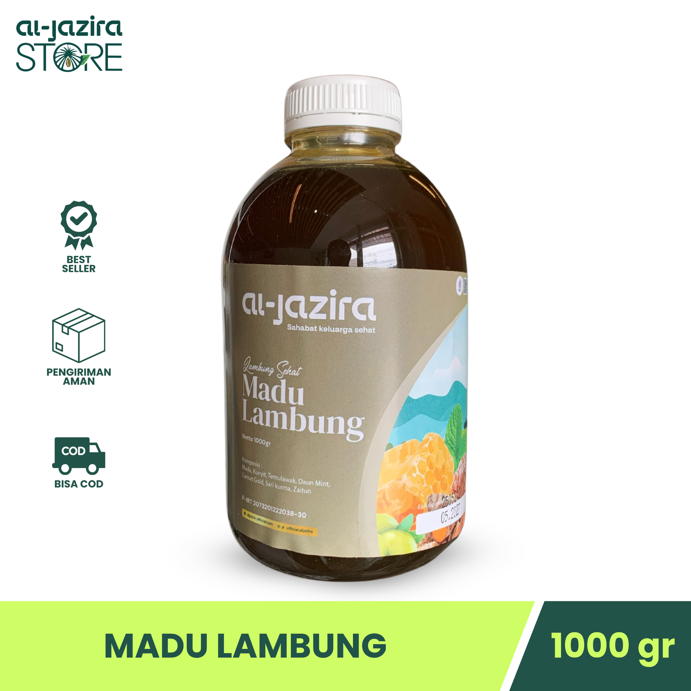 Al-Jazira Madu Herbal Lambung 1Kg