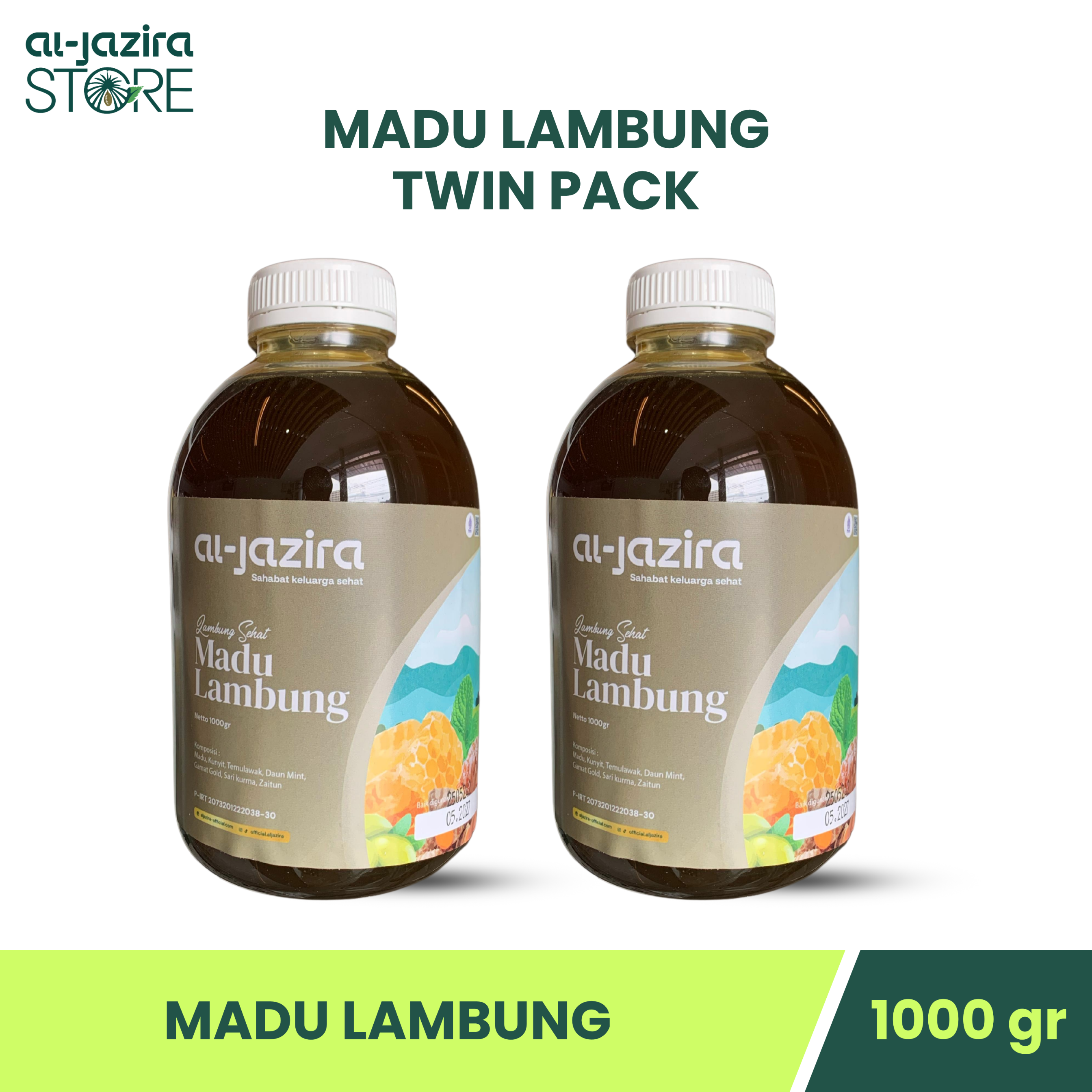 Al-Jazira Madu Herbal Lambung 1Kg