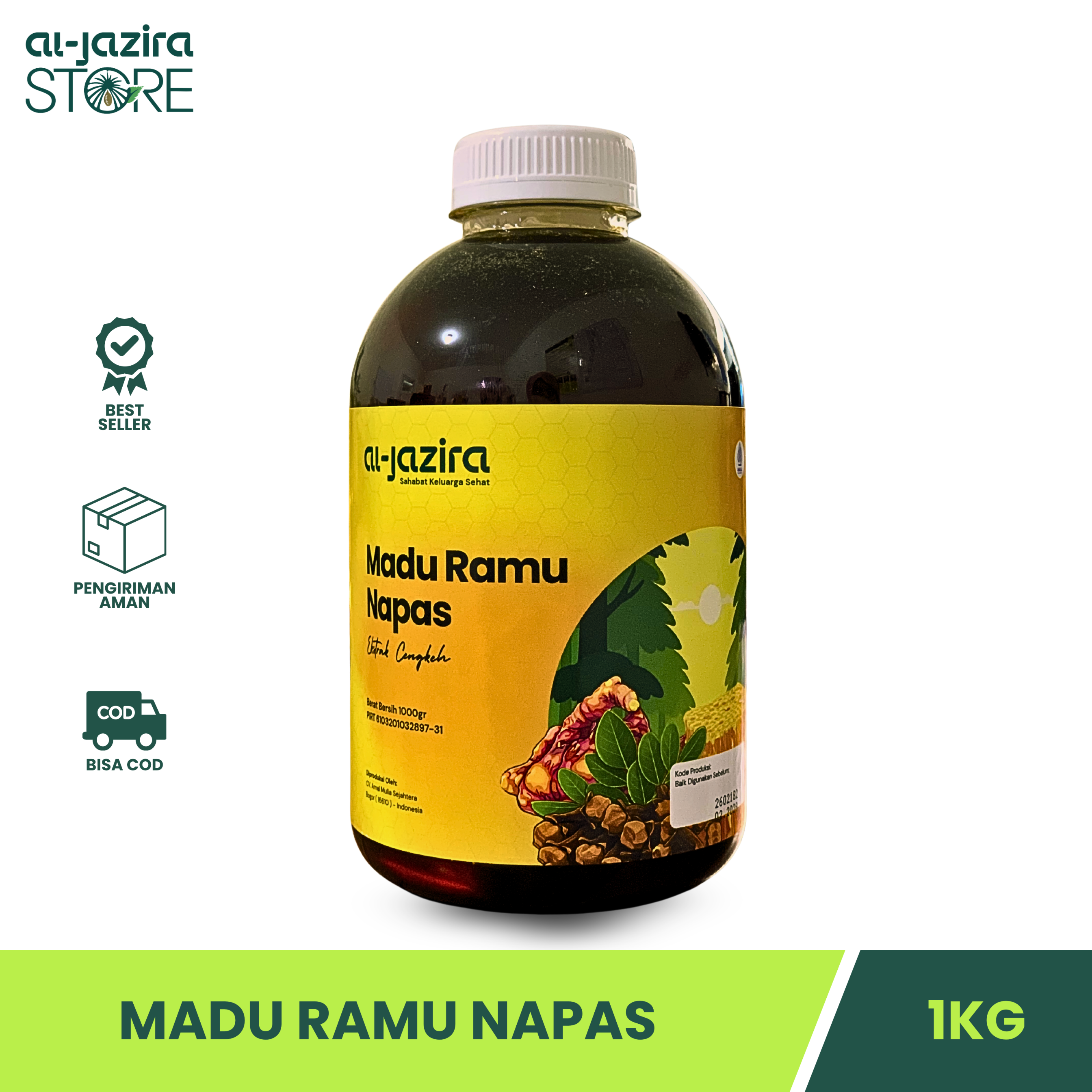 Al-Jazira Madu Ramu Napas Herbal 1Kg