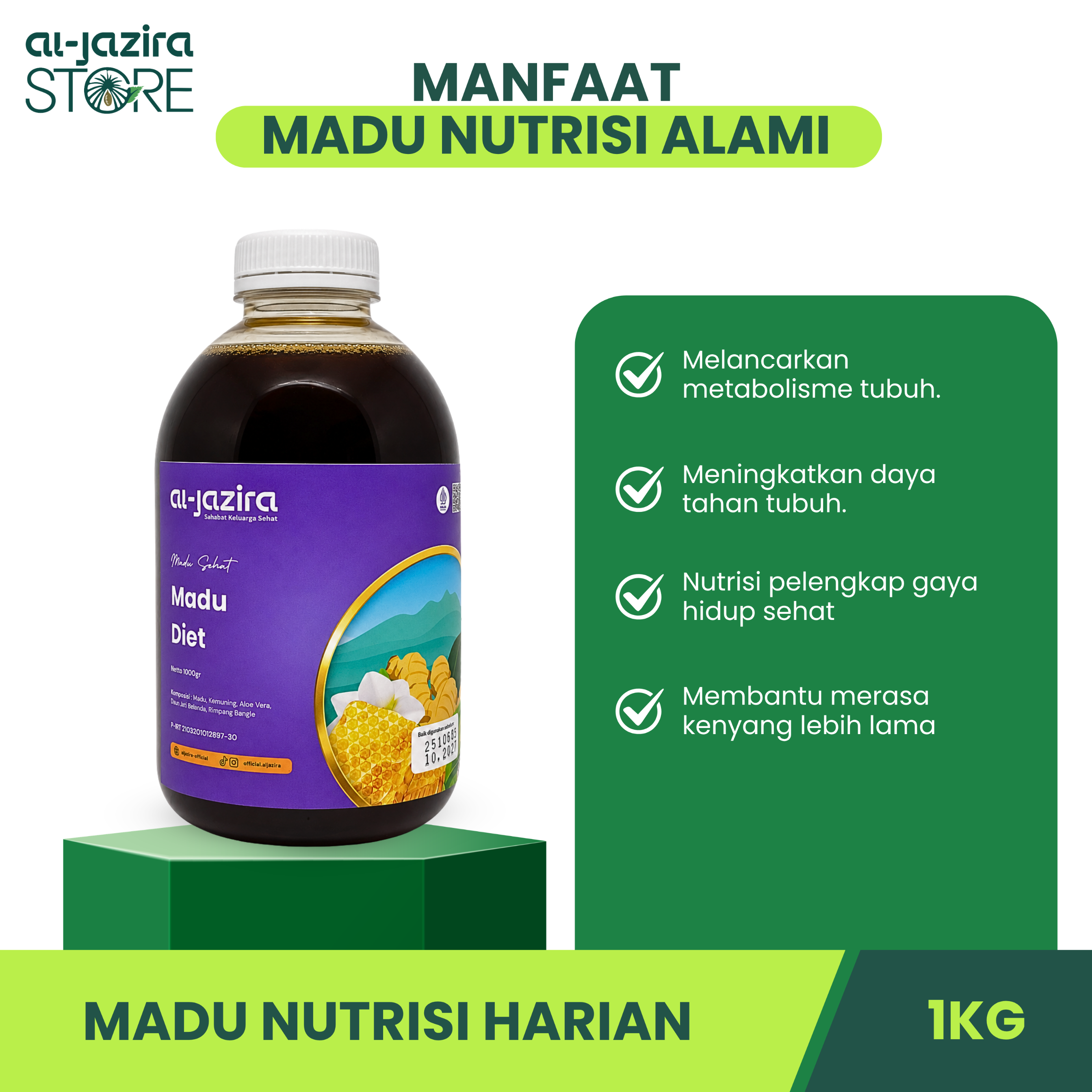 Al-Jazira Madu Diet 1Kg