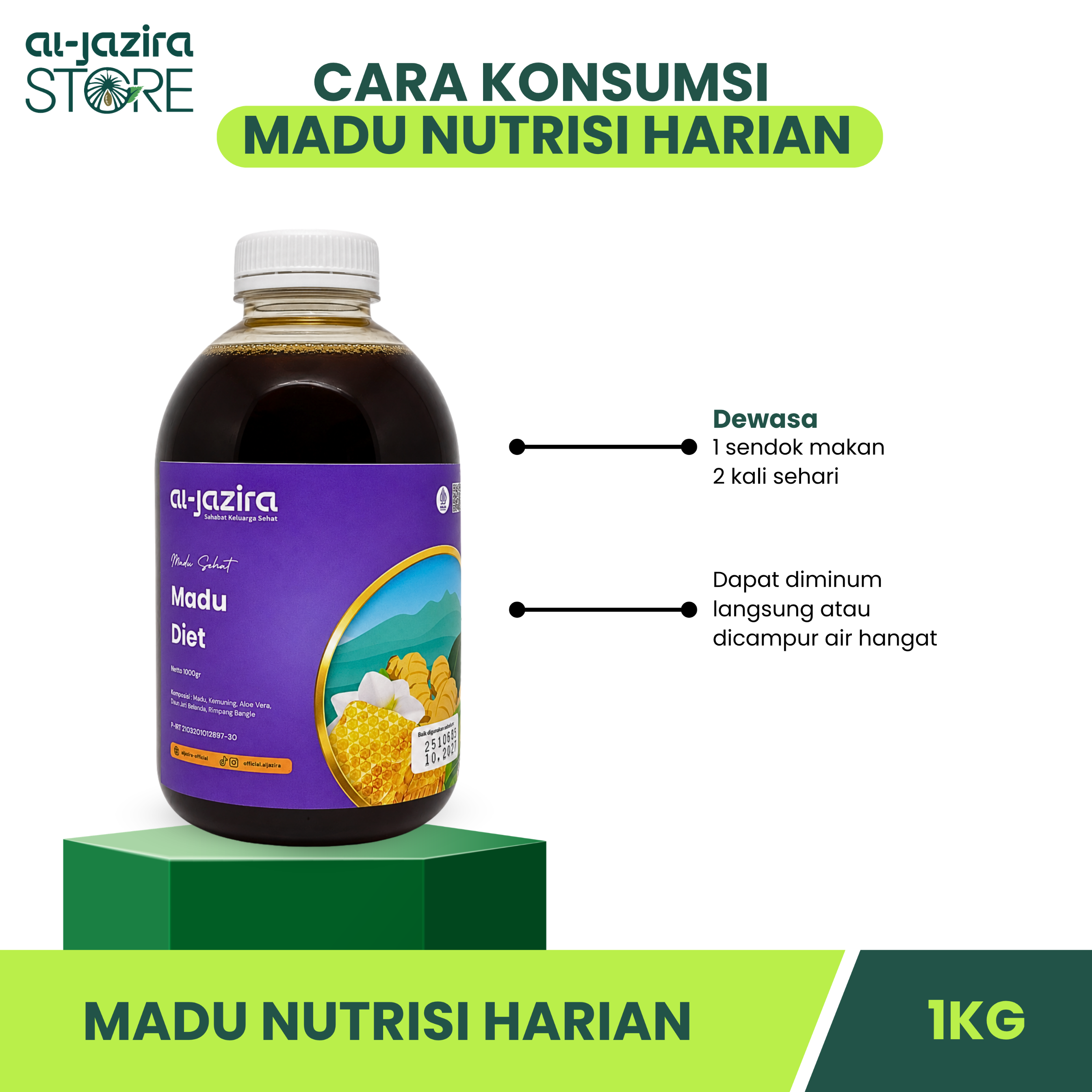 Al-Jazira Madu Diet 1Kg