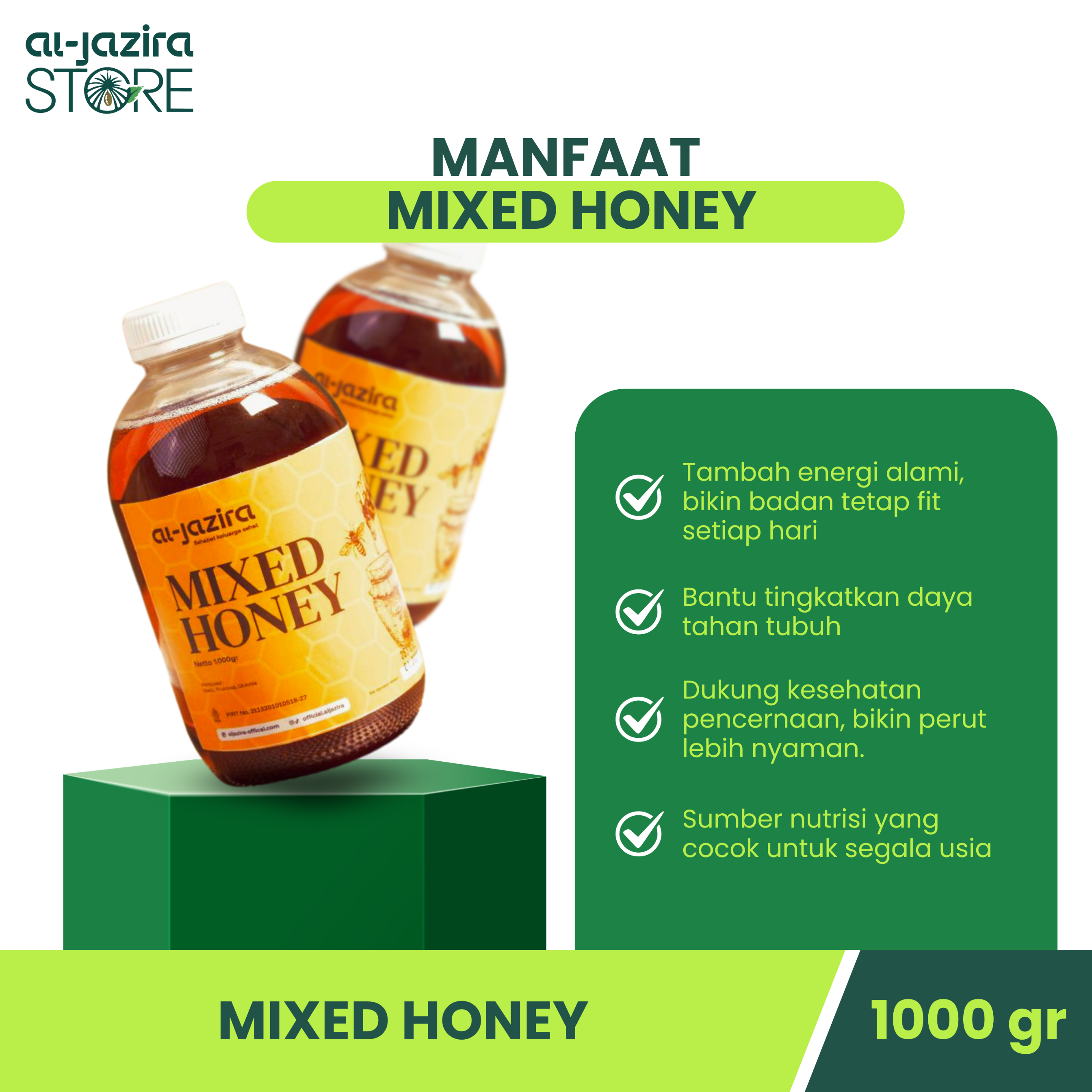 Al-Jazira Madu Multiflora 1Kg