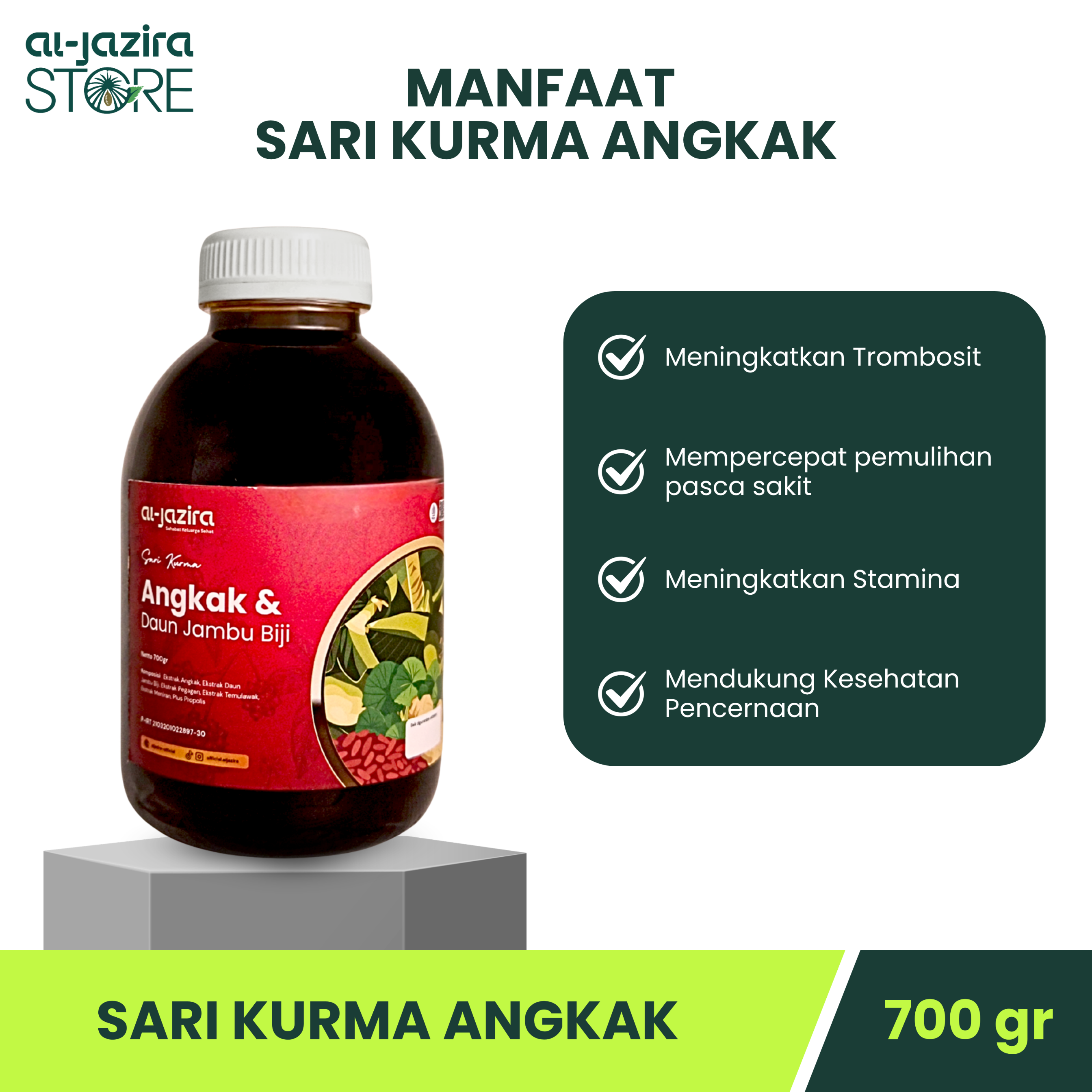Al-Jazira Sari Kurma Angkak 700Gr