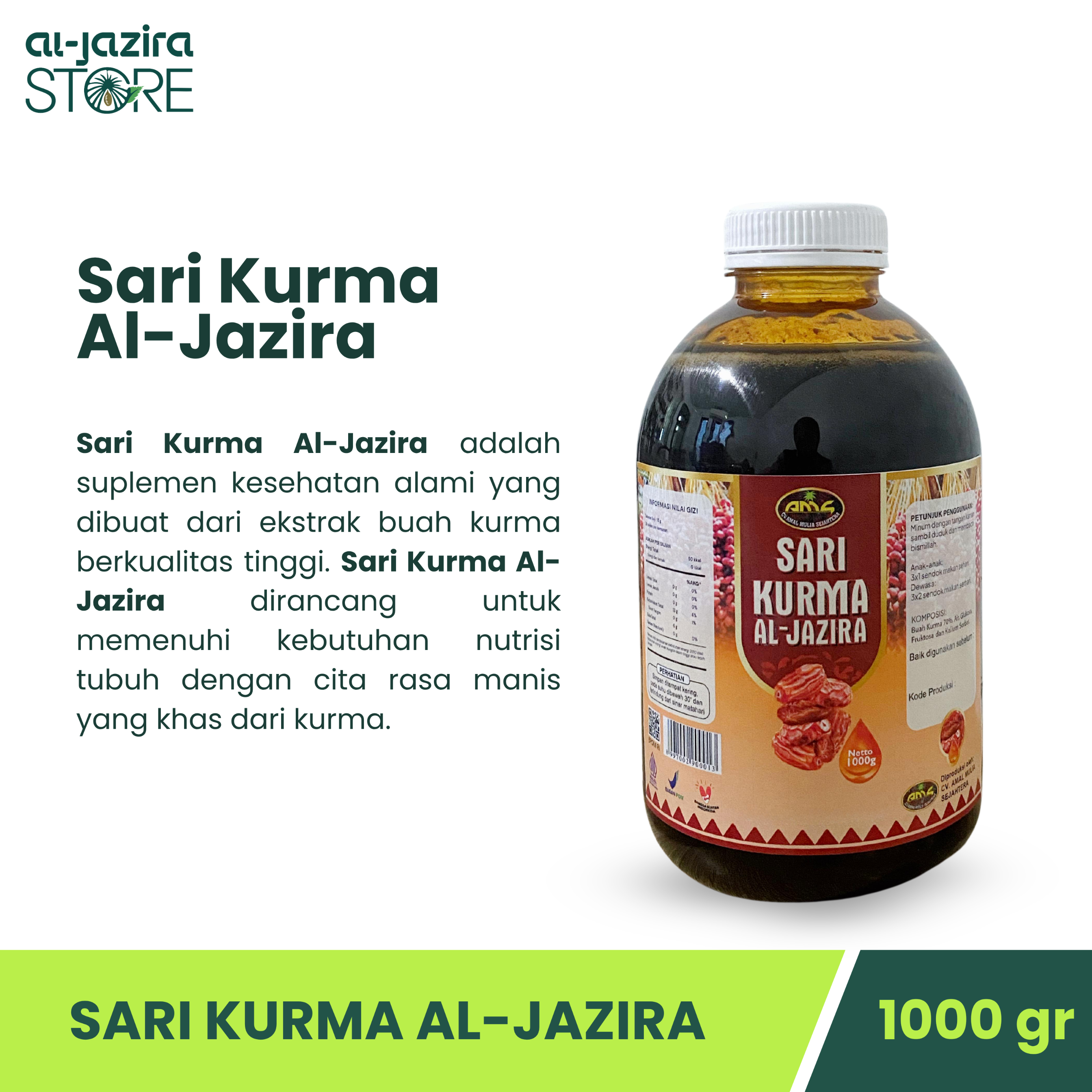Al-Jazira Sari Kurma 1000Gr
