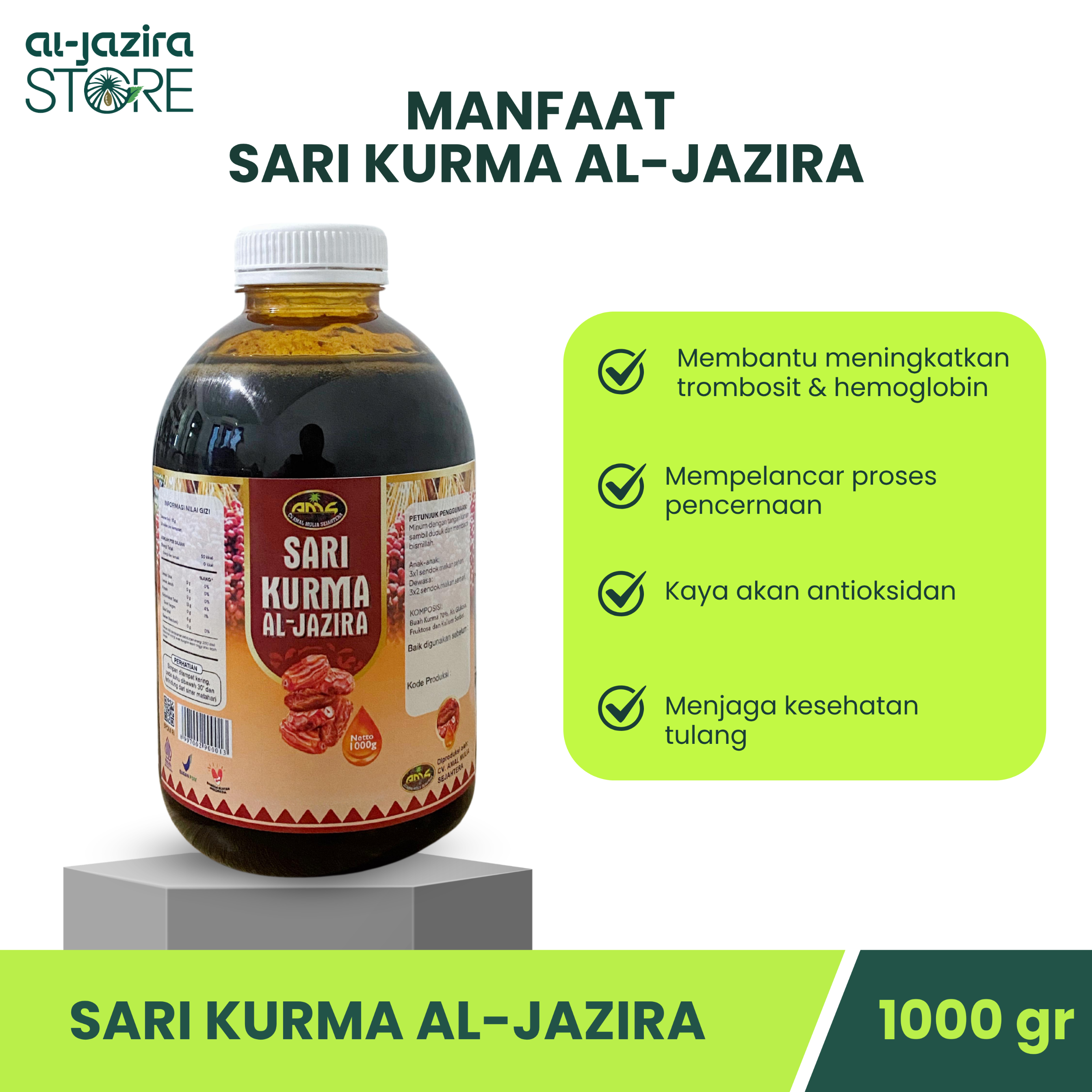 Al-Jazira Sari Kurma 1000Gr