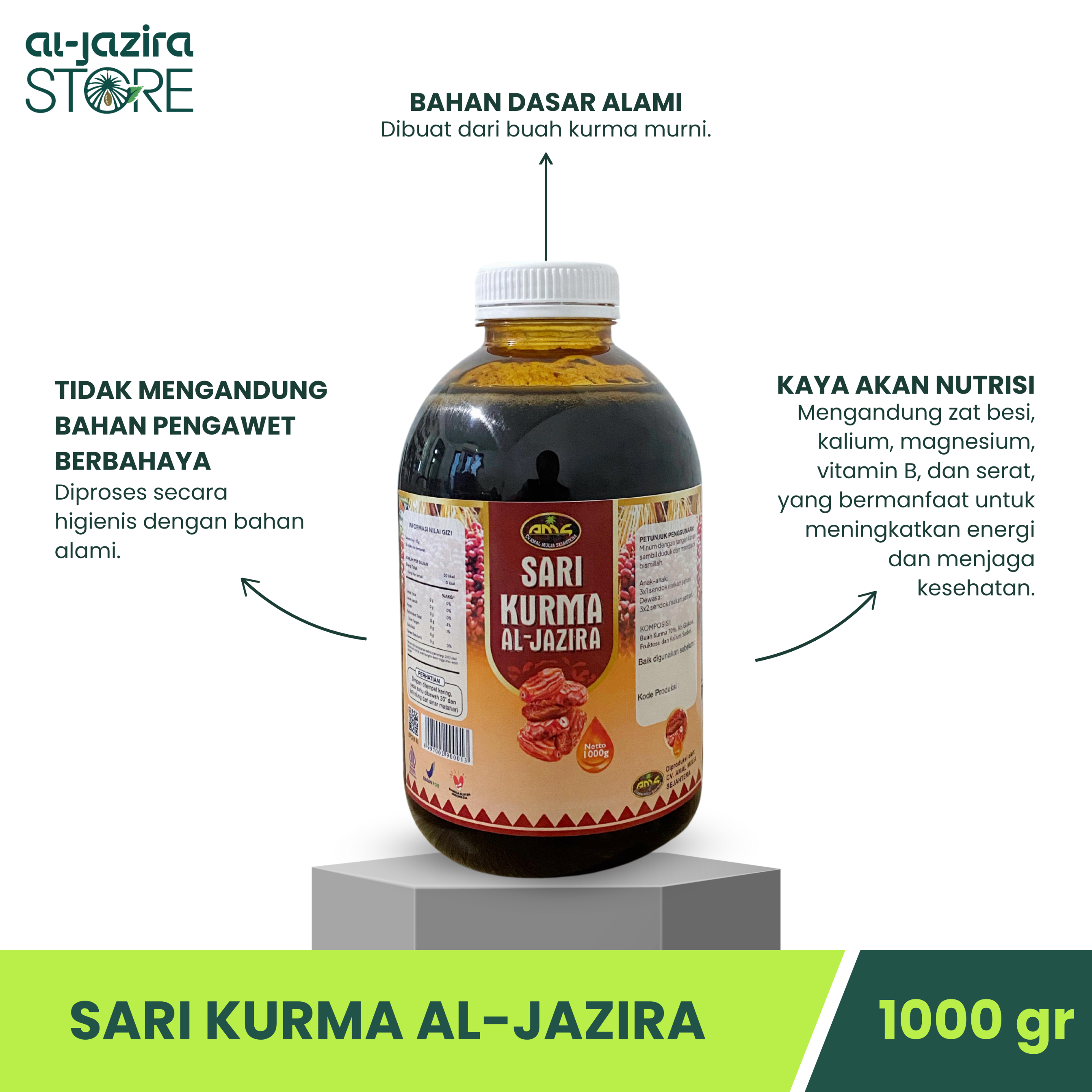 Al-Jazira Sari Kurma 1000Gr