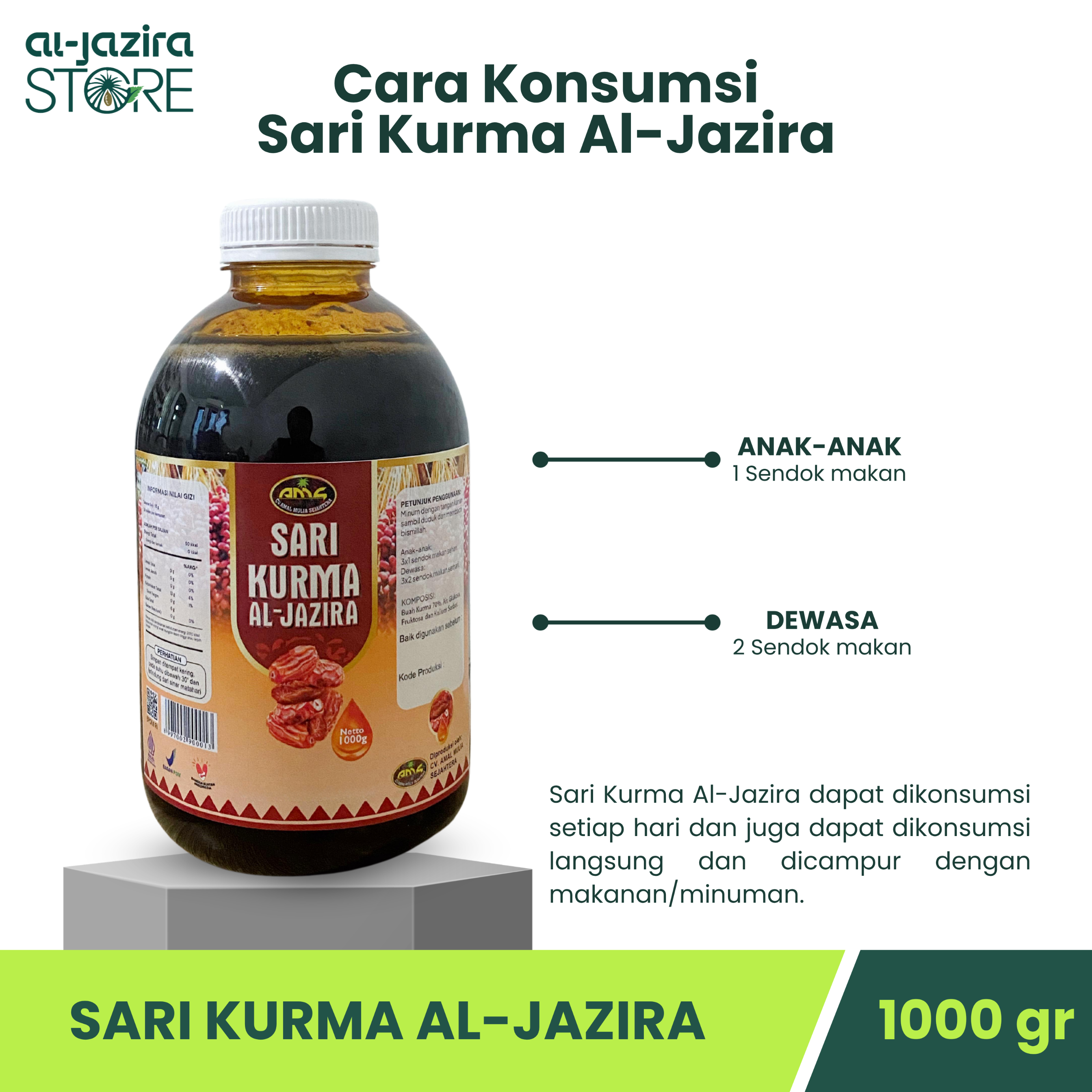 Al-Jazira Sari Kurma 1000Gr