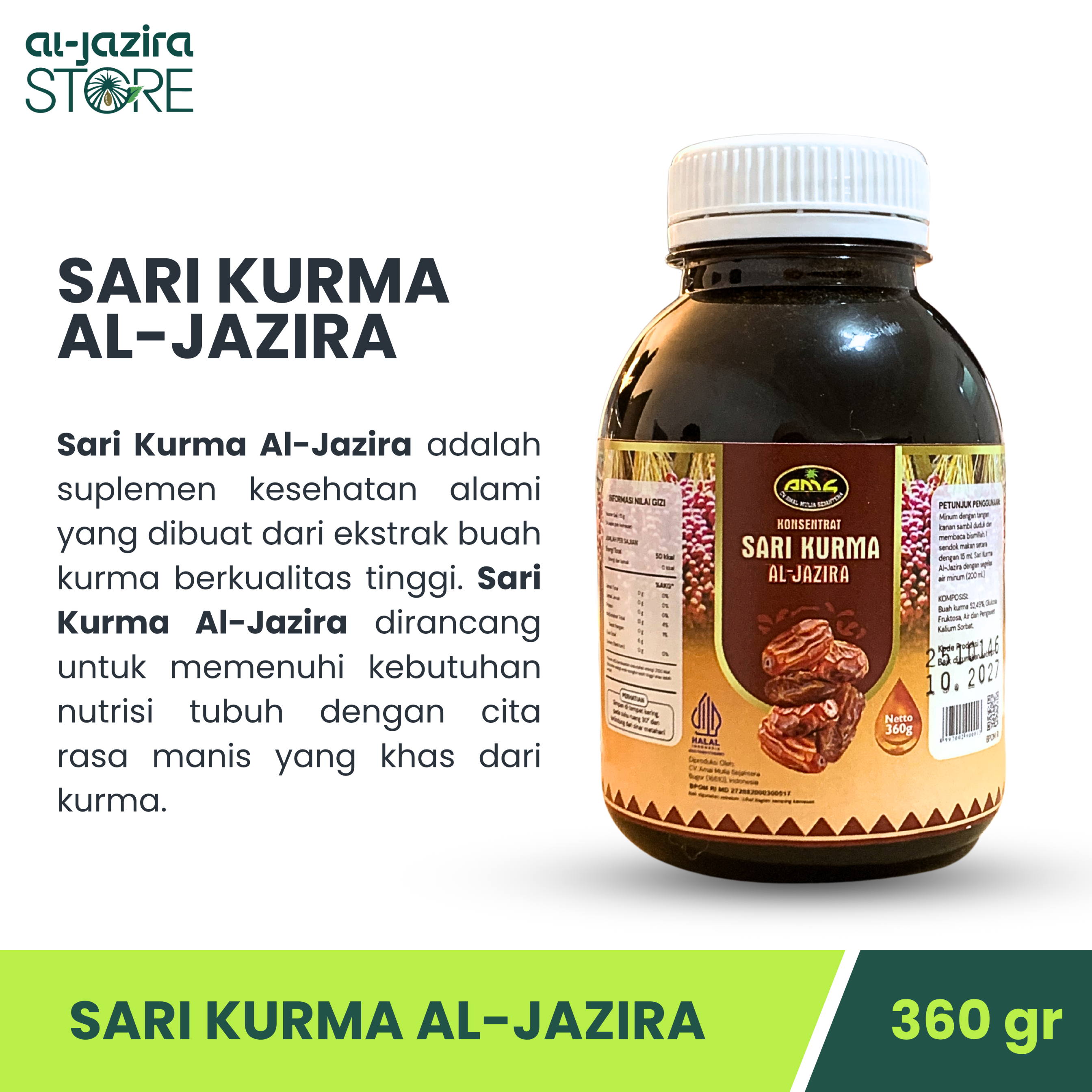 Al-Jazira Sari Kurma 360Gr