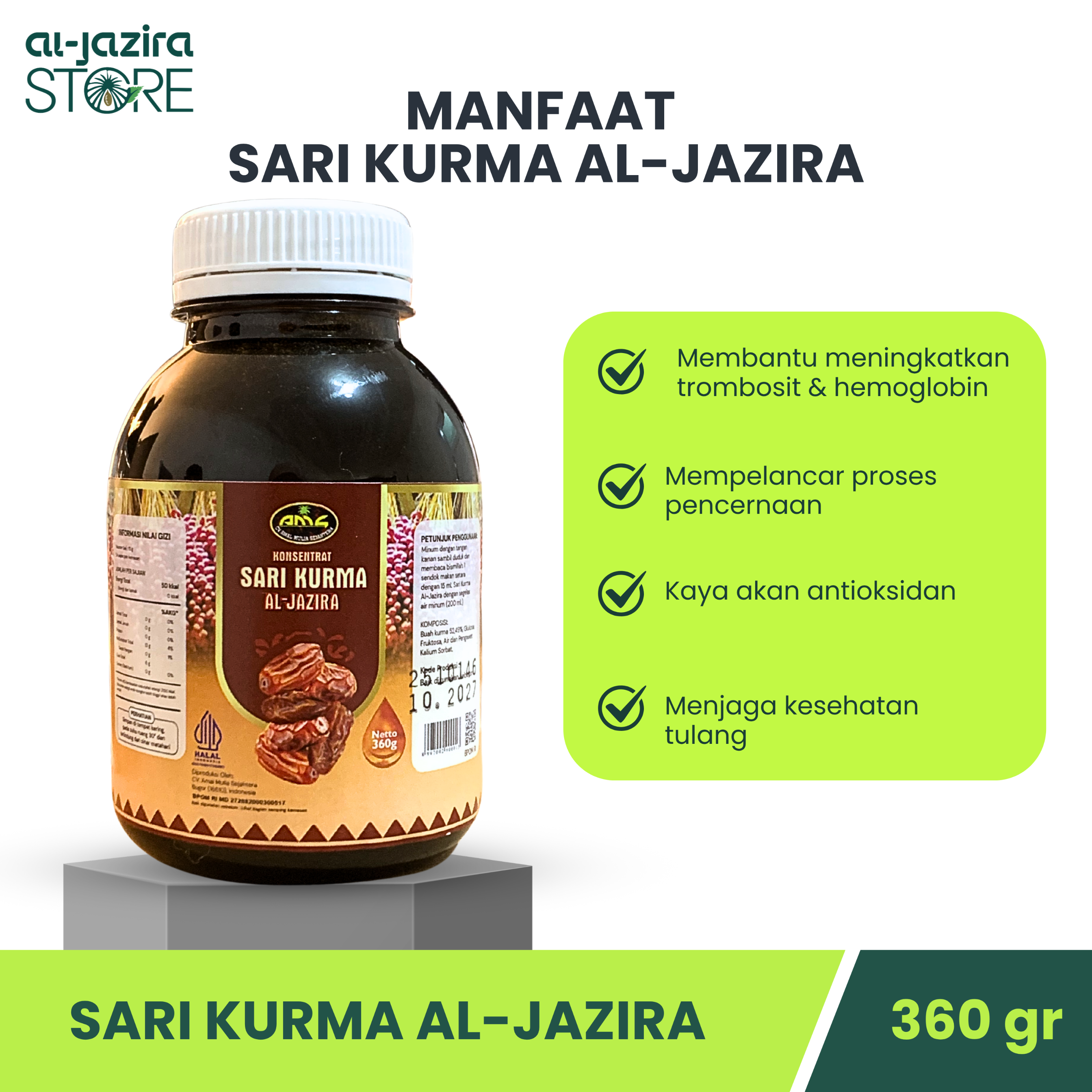 Al-Jazira Sari Kurma 360Gr