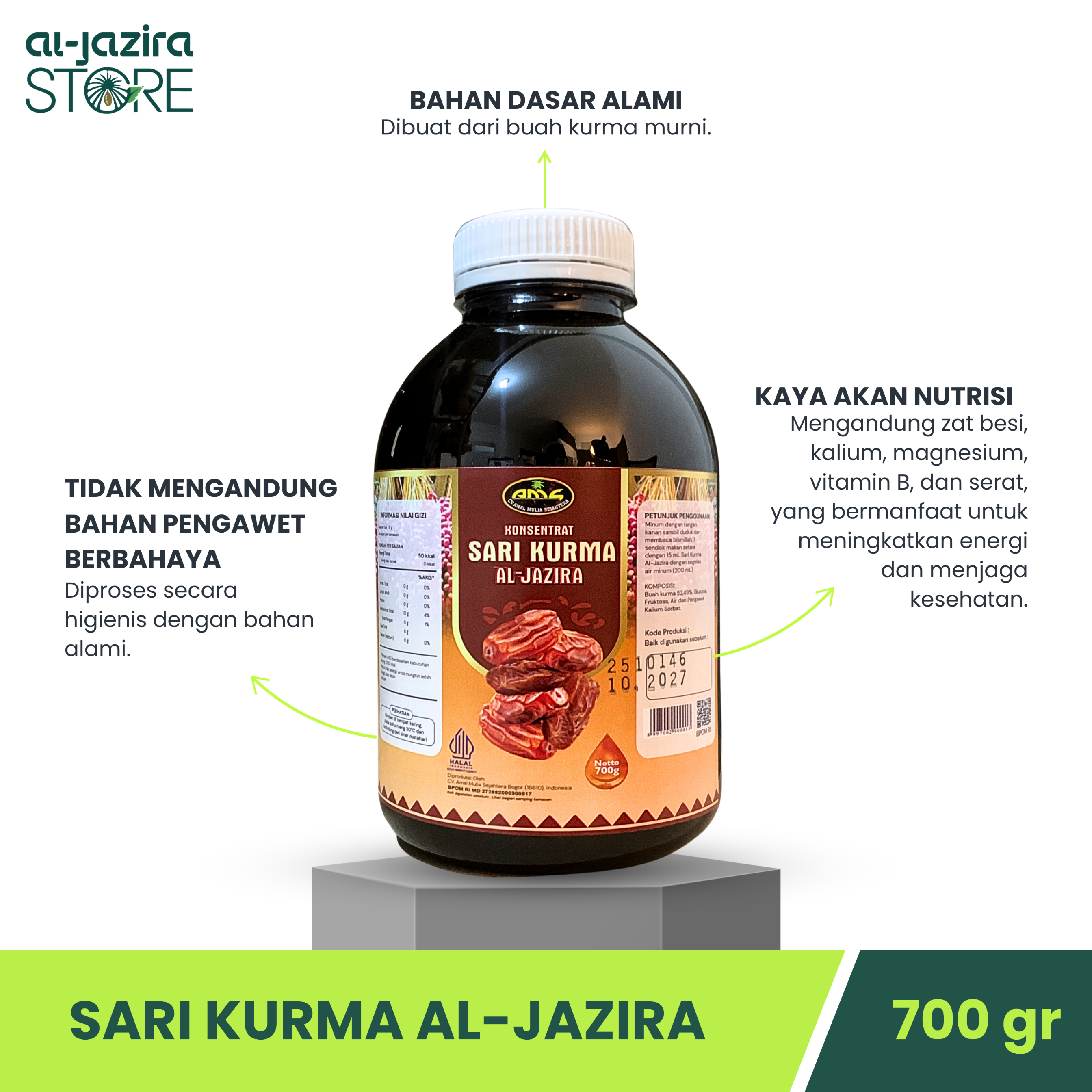 Al-Jazira Sari Kurma 700Gr
