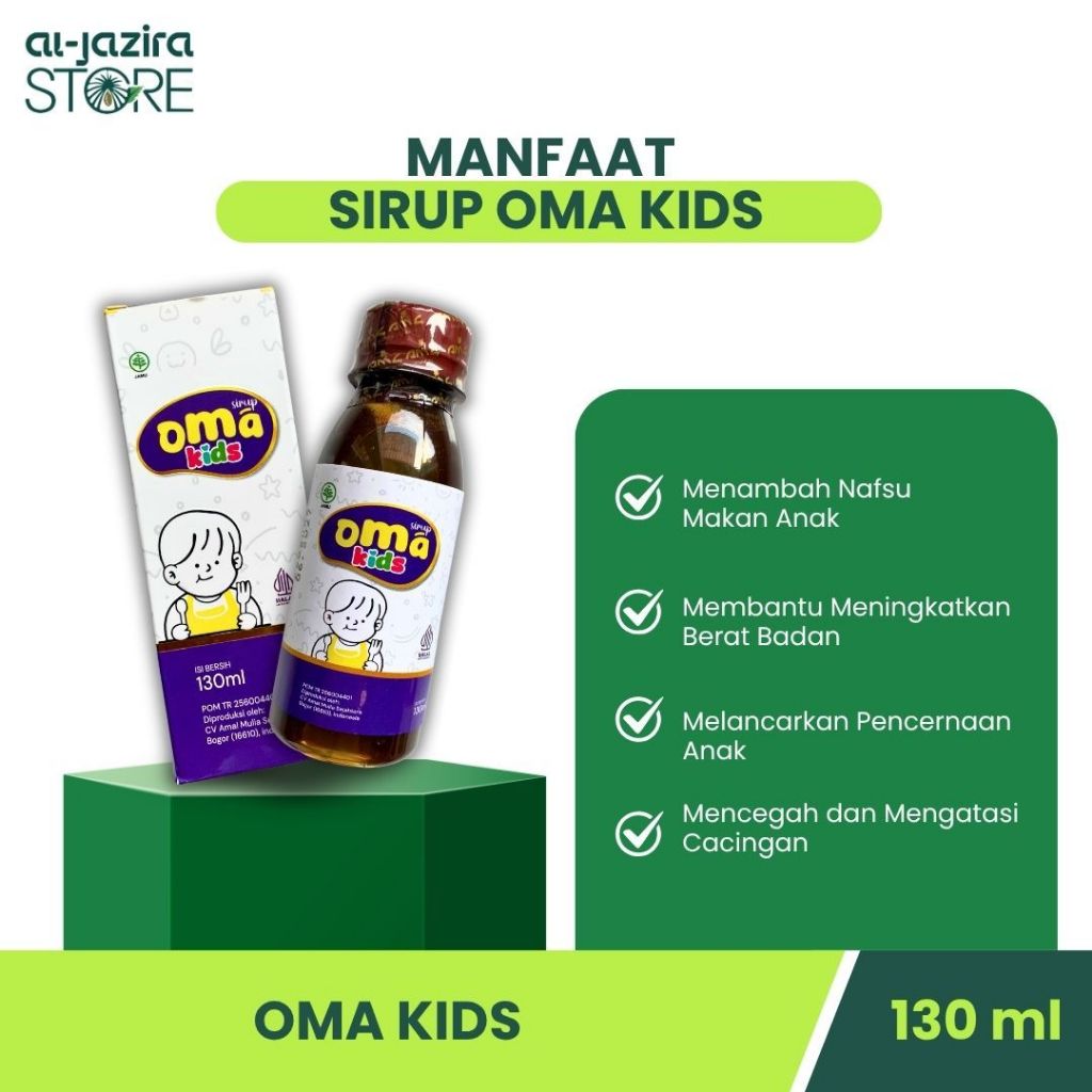 Al-Jazira Oma Kids Sari Kurma Anak 130Ml
