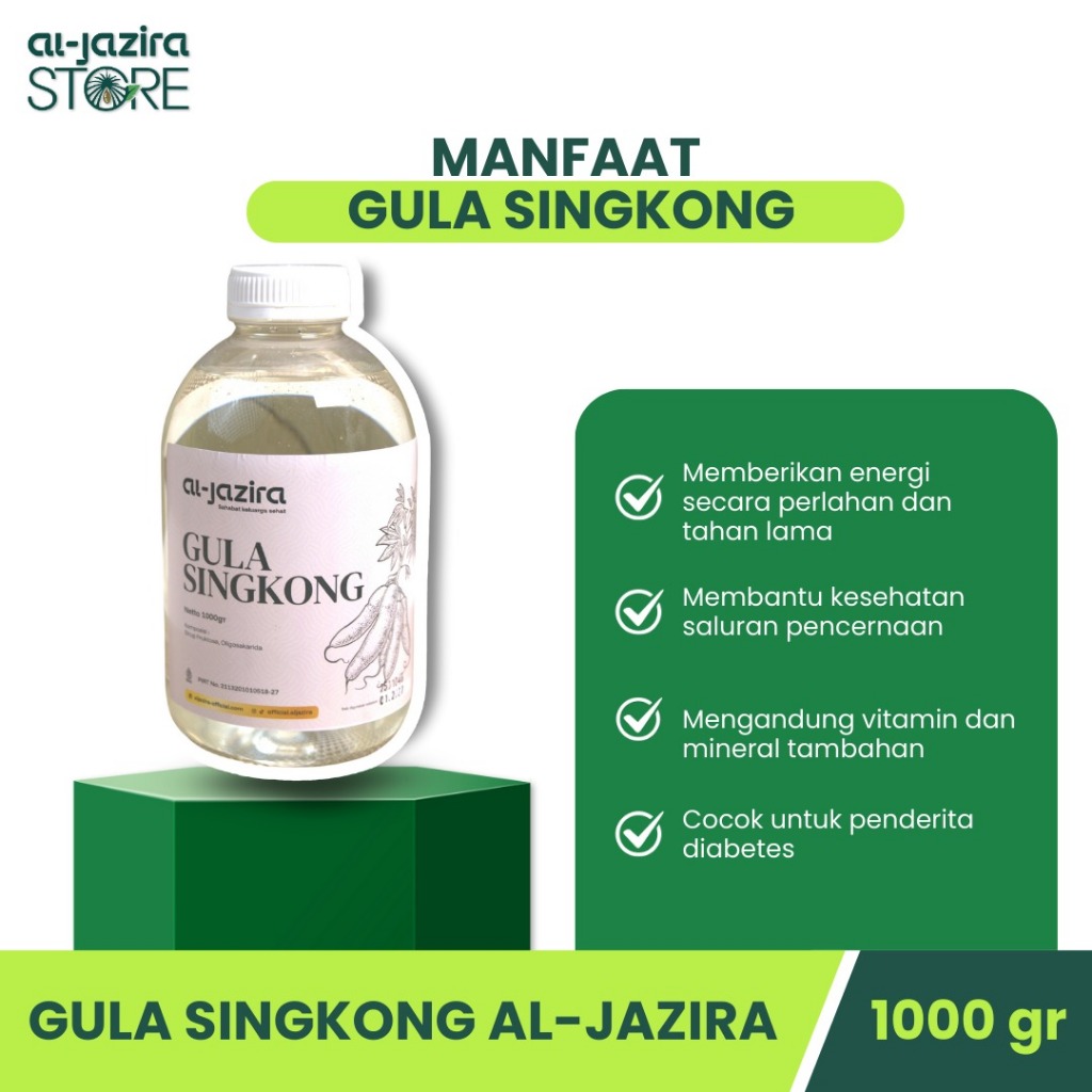 Al-Jazira Gula Cair Singkong 1Kg