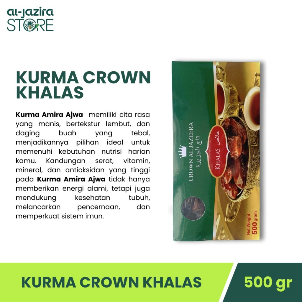 Al-Jazira Date Crown Kurma Khalas 250Gr