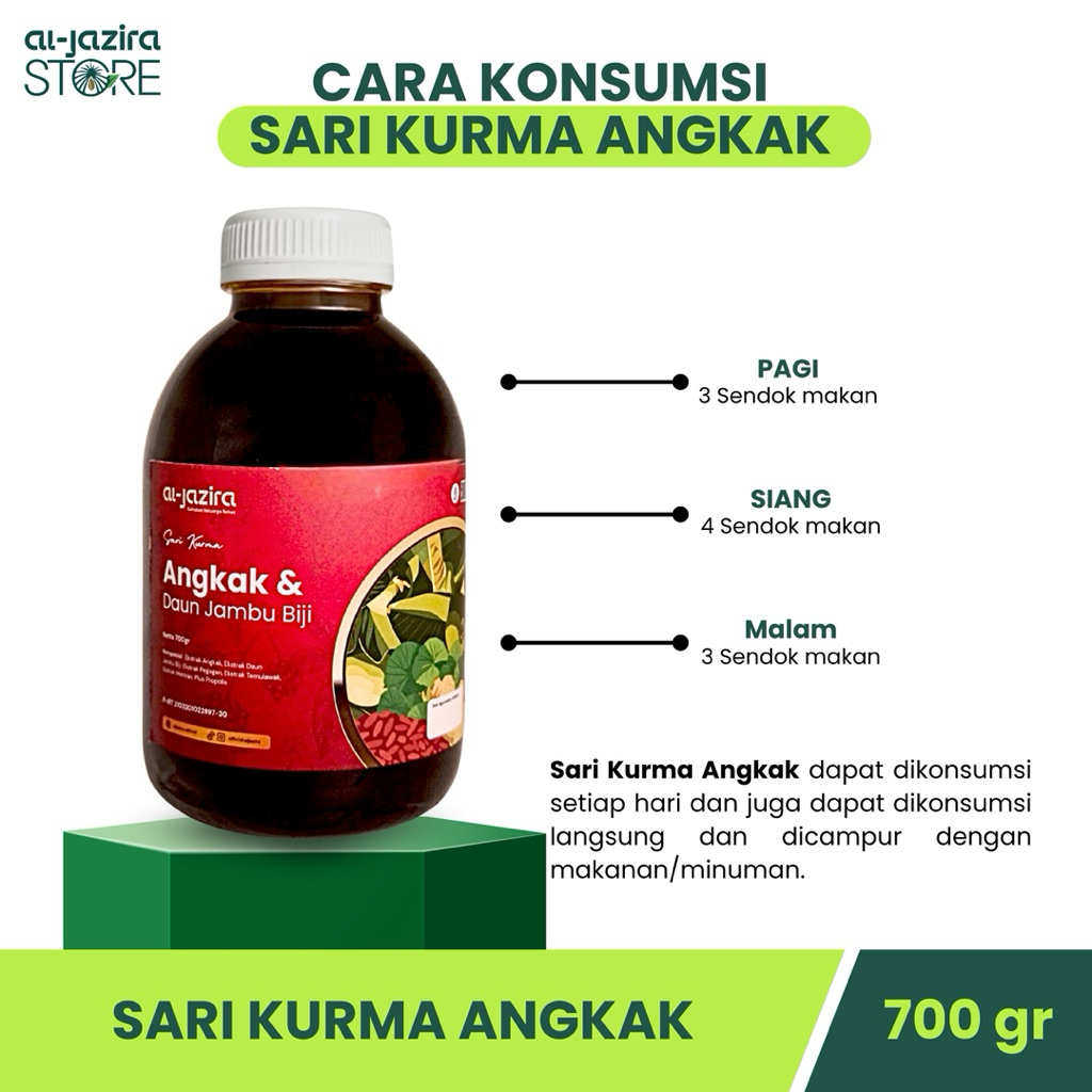 Al-Jazira Sari Kurma Madu Angkak 700Gr